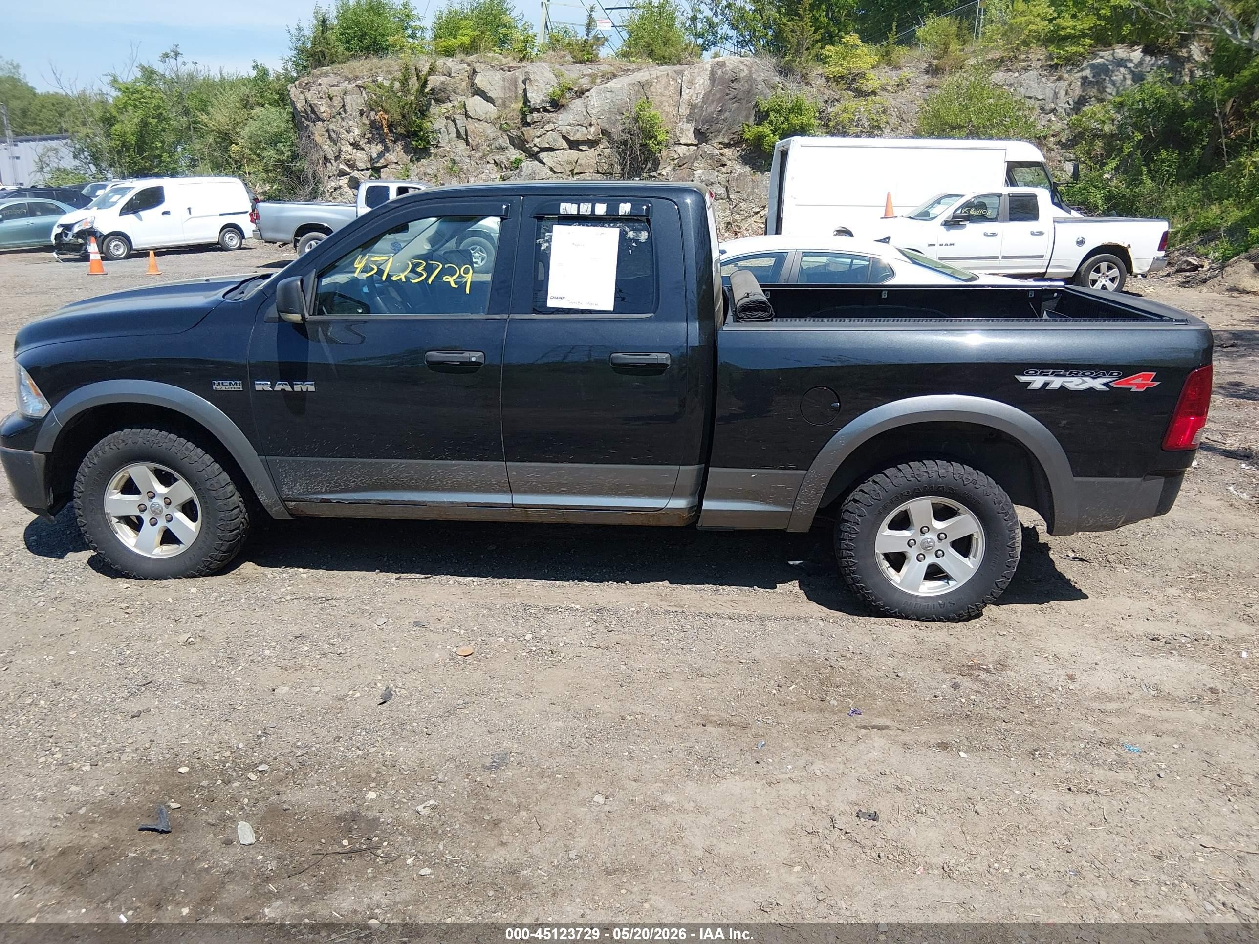 2009 Dodge Ram 1500 Slt/sport/trx Черный vin: 1D3HV18T39S753569