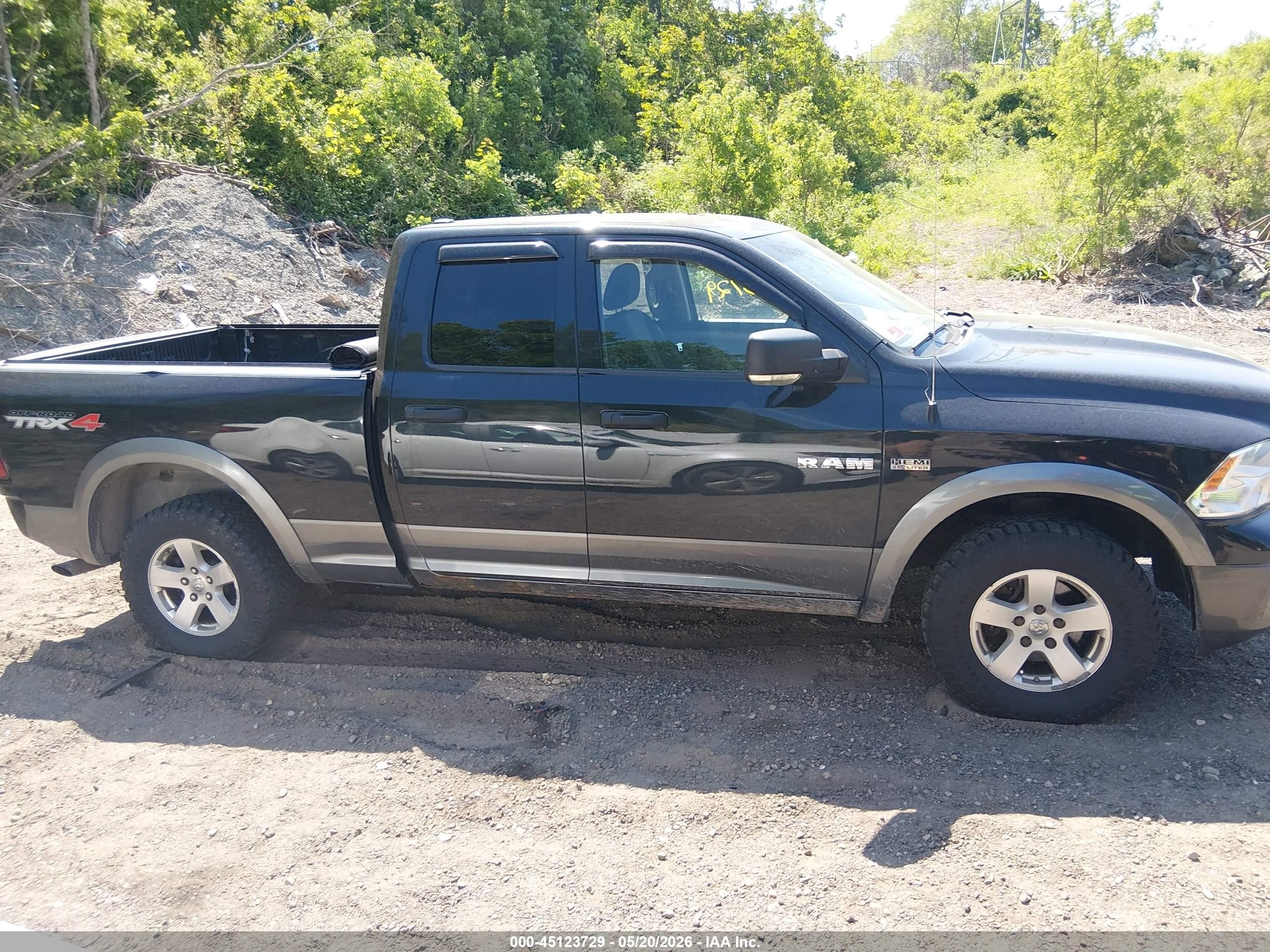 2009 Dodge Ram 1500 Slt/sport/trx Черный vin: 1D3HV18T39S753569