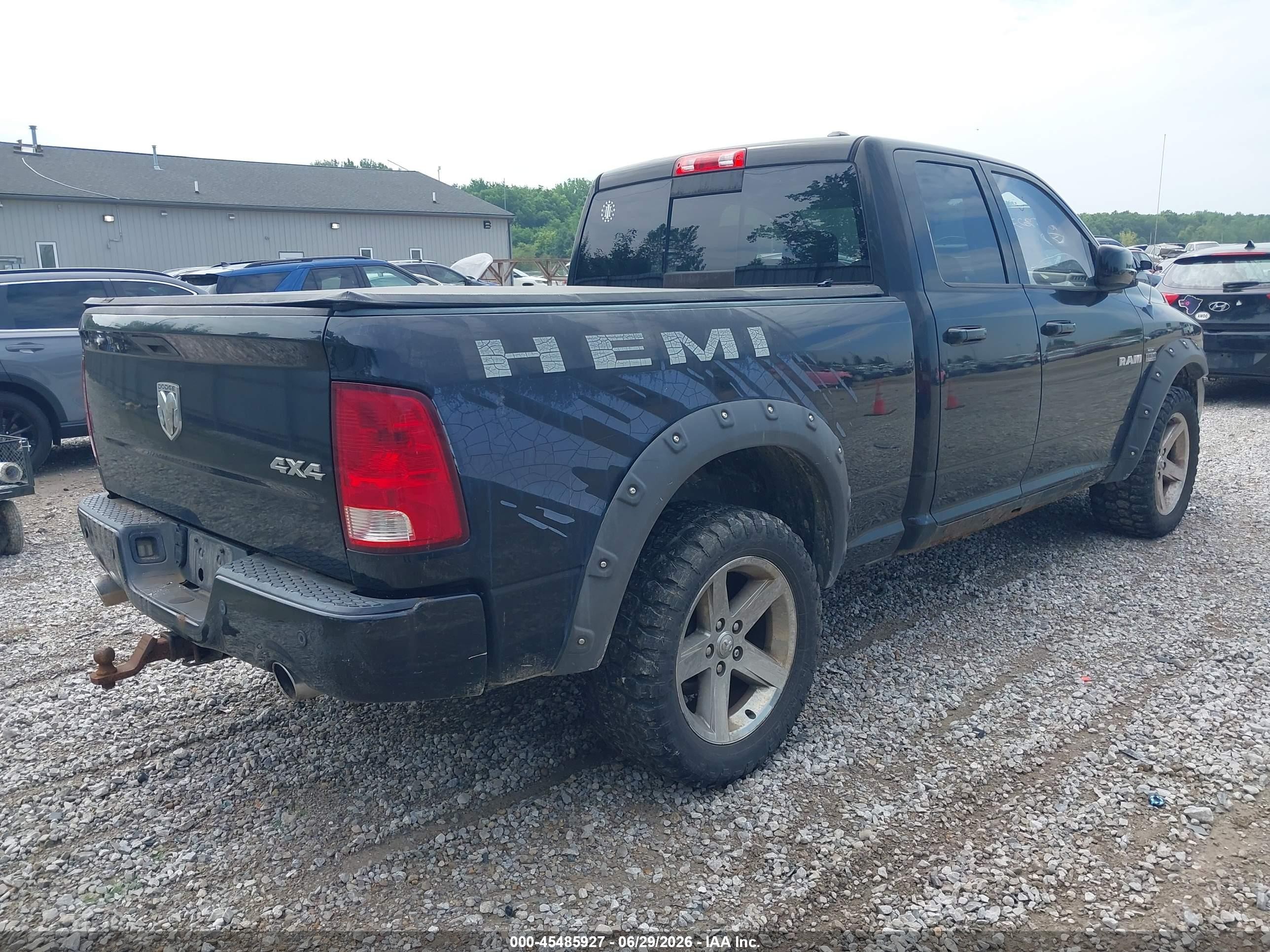 2009 Dodge Ram 1500 Slt/sport Black vin: 1D3HV18T59S730262