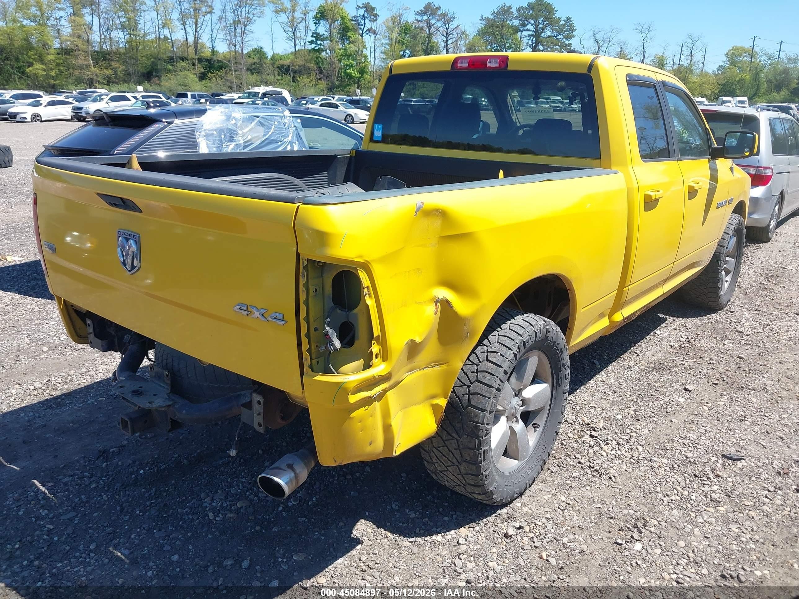 2009 Dodge Ram 1500 Slt/sport/trx Yellow vin: 1D3HV18T59S777680