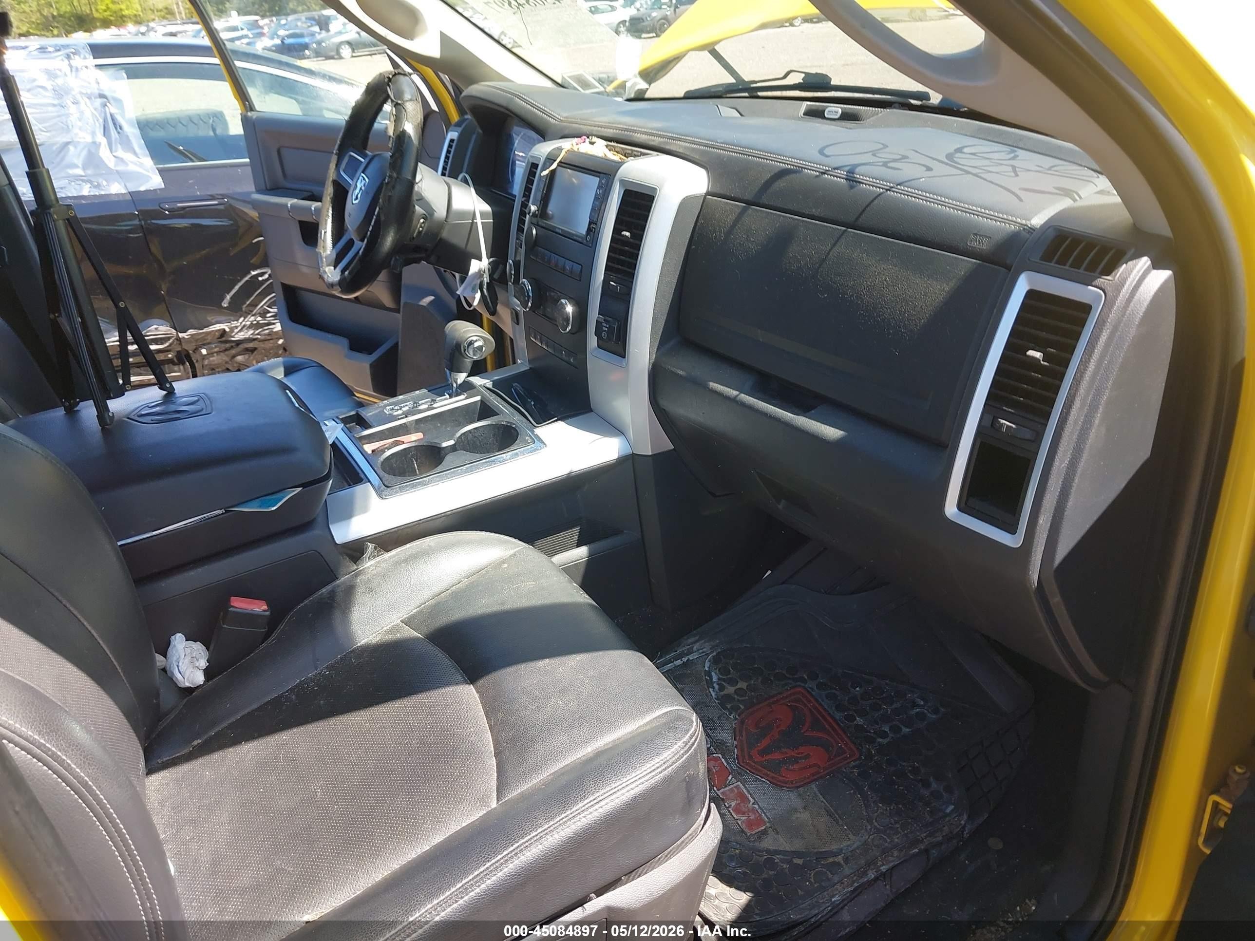 2009 Dodge Ram 1500 Slt/sport/trx Yellow vin: 1D3HV18T59S777680