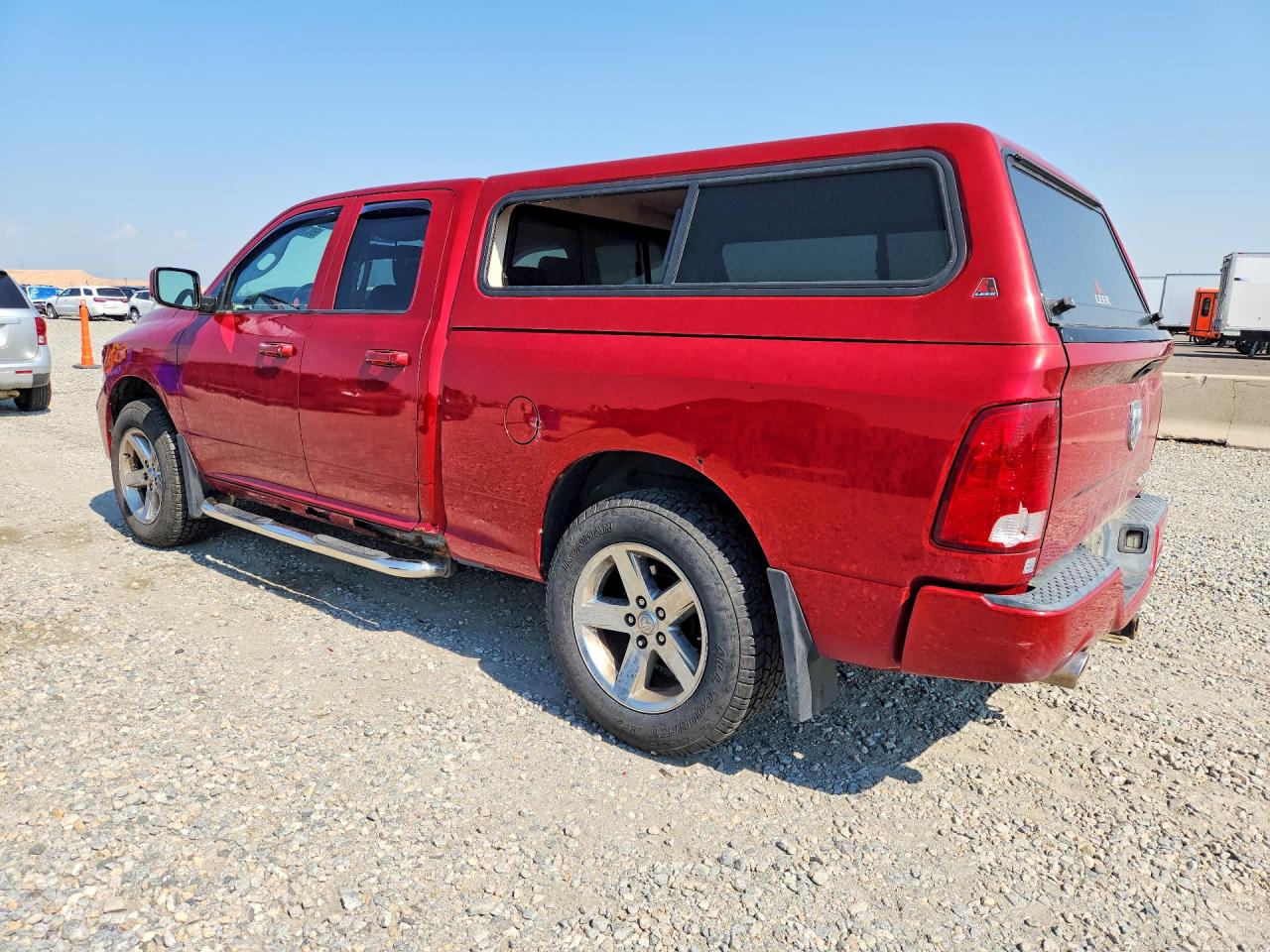 2009 Dodge Ram 1500 Red vin: 1D3HV18T59S823993