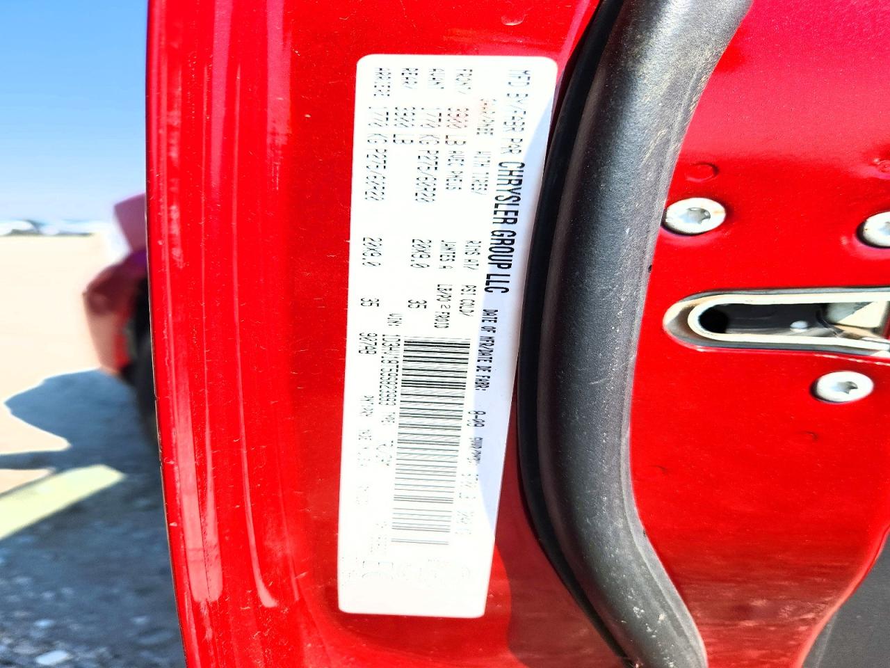 2009 Dodge Ram 1500 Red vin: 1D3HV18T59S823993