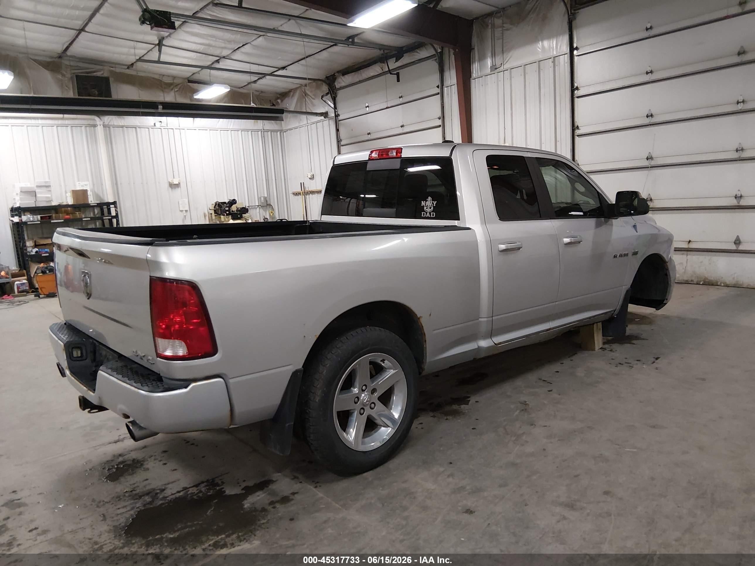 2009 Dodge Ram 1500 Slt/sport/trx Gray vin: 1D3HV18T69S711154