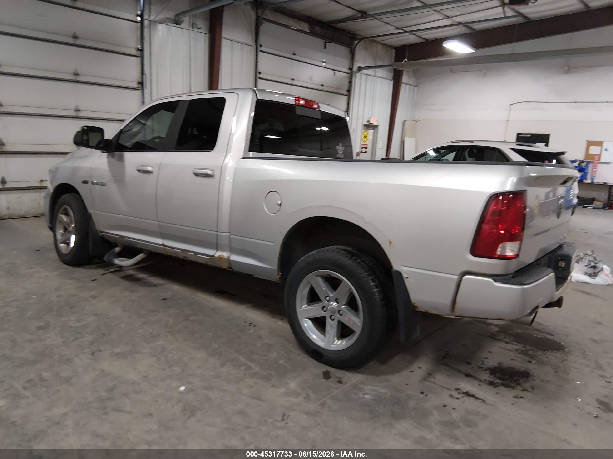 2009 Dodge Ram 1500 Slt/sport/trx Gray vin: 1D3HV18T69S711154