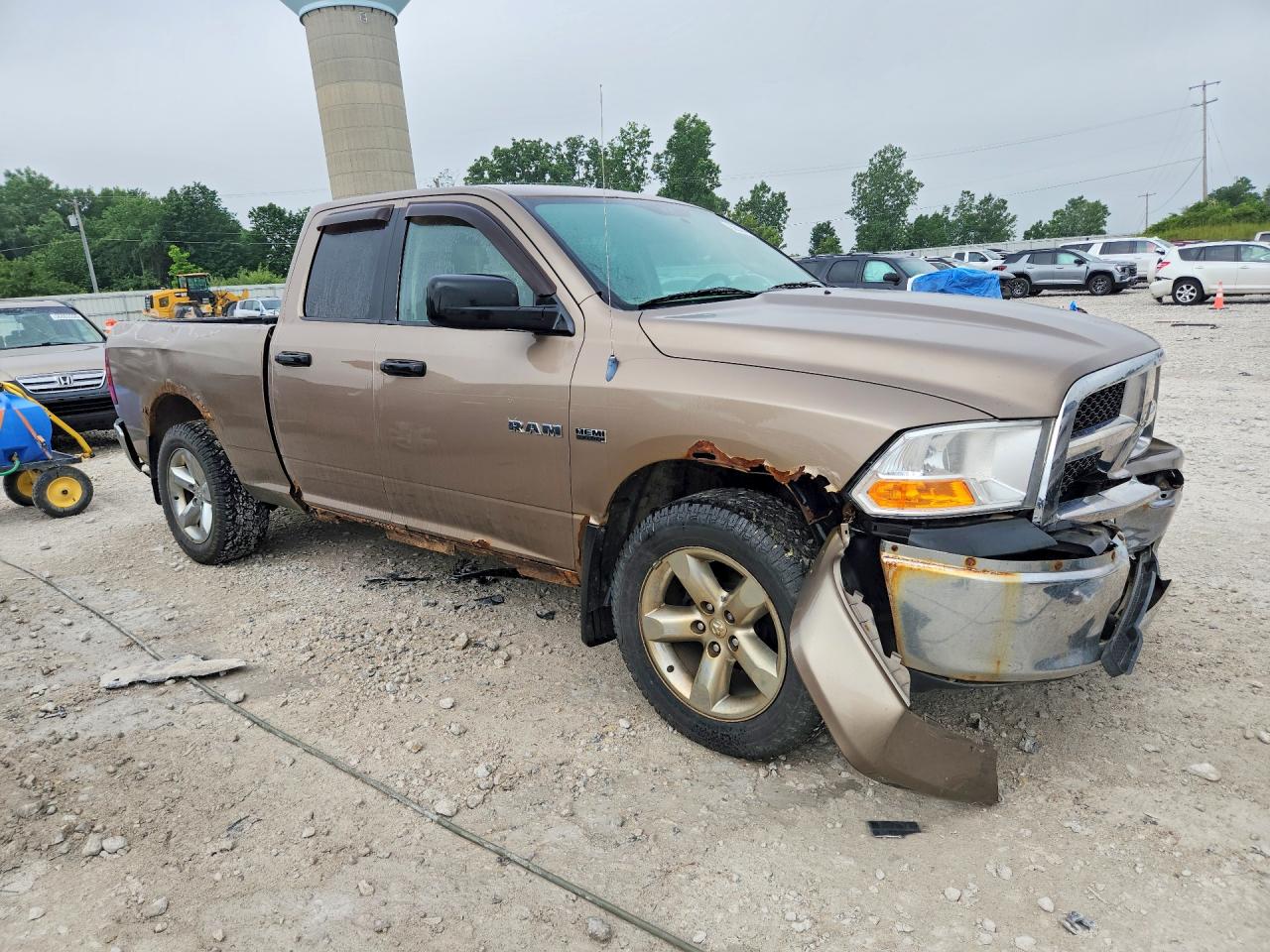 2009 Dodge Ram 1500 Tan vin: 1D3HV18T69S751489
