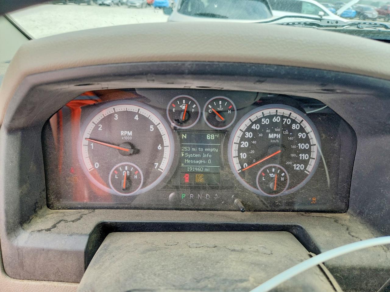 2009 Dodge Ram 1500 Tan vin: 1D3HV18T69S751489