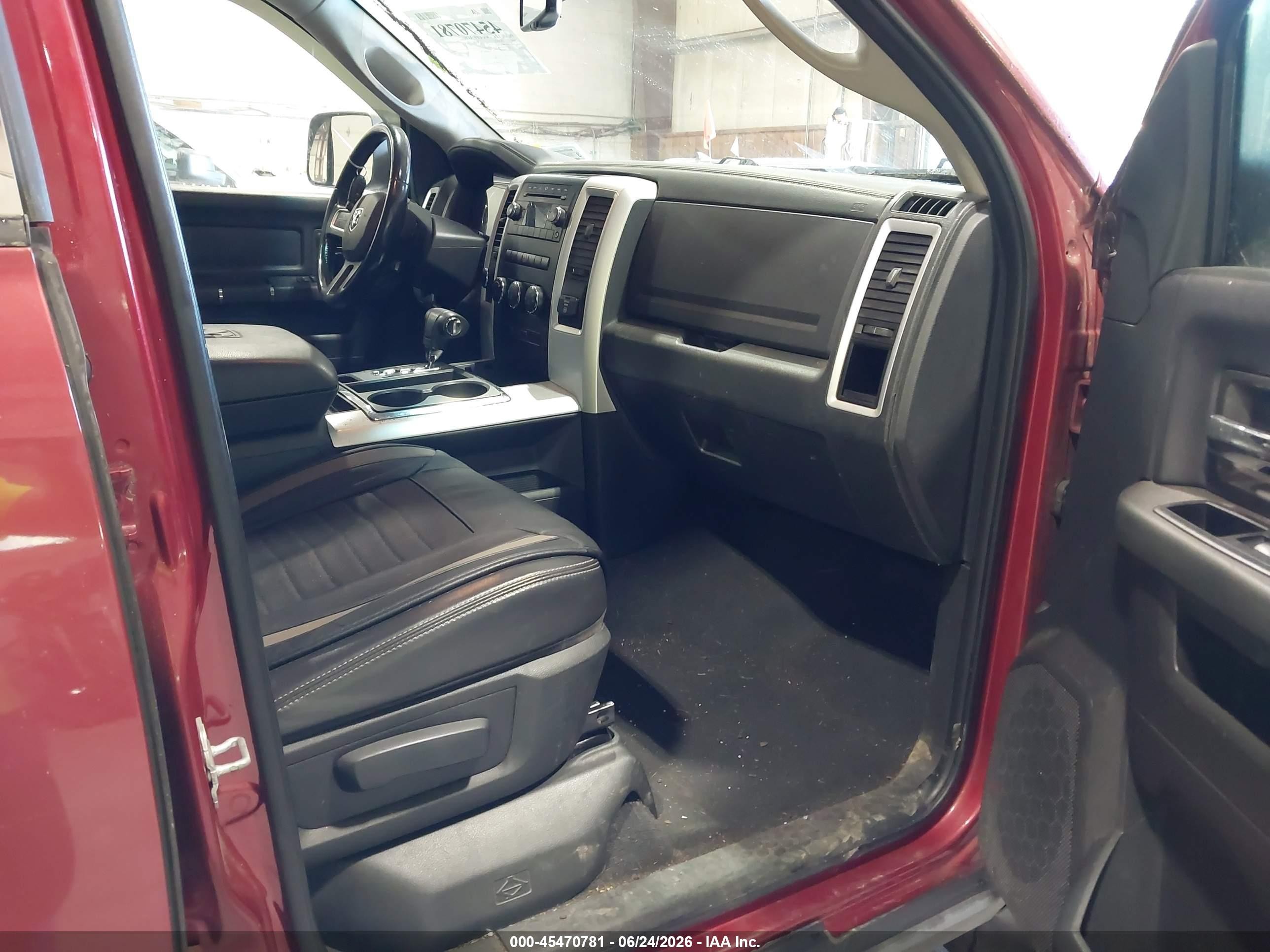 2009 Dodge Ram 1500 Slt/sport/trx Red vin: 1D3HV18T79S702589