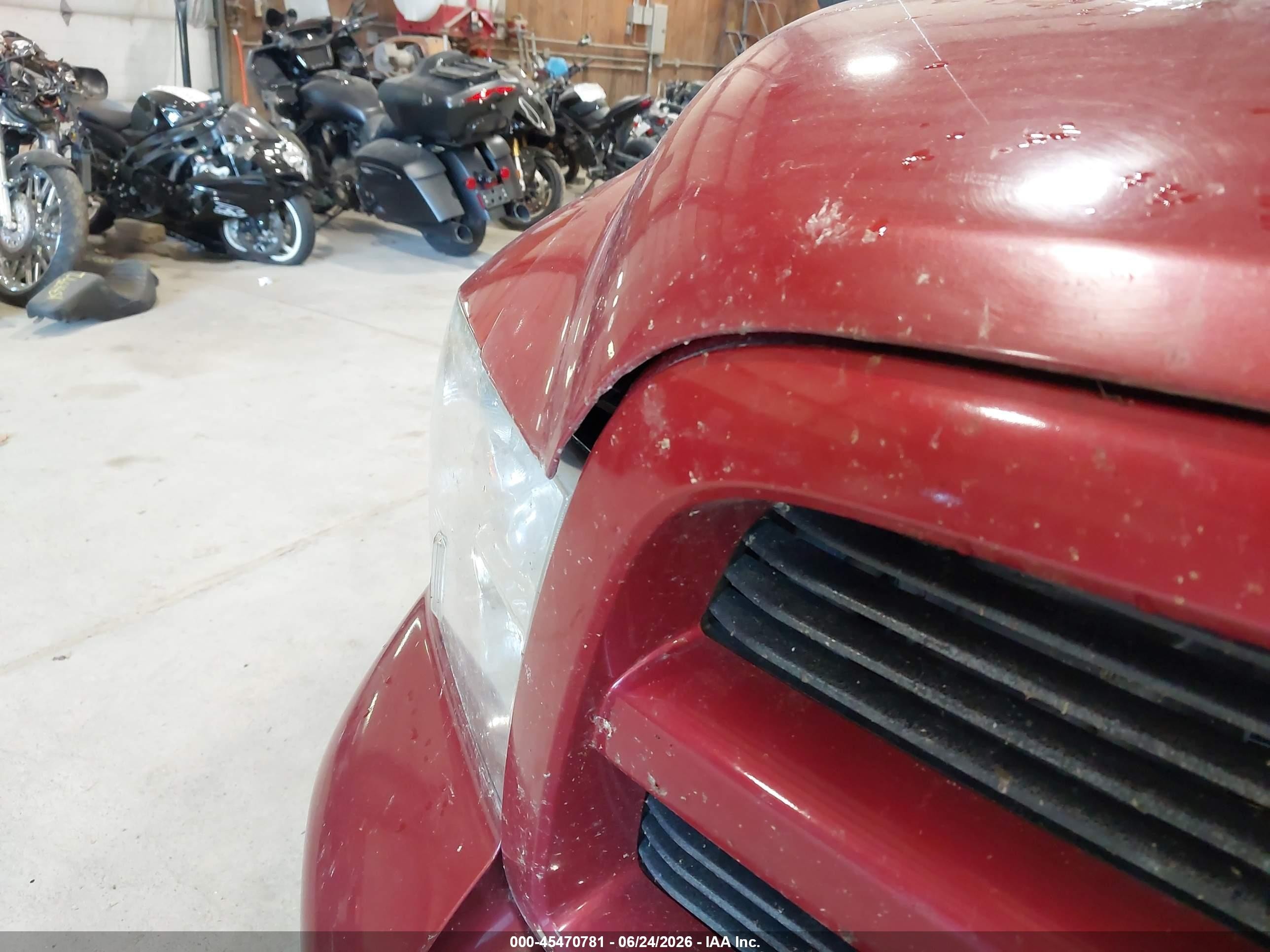 2009 Dodge Ram 1500 Slt/sport/trx Red vin: 1D3HV18T79S702589