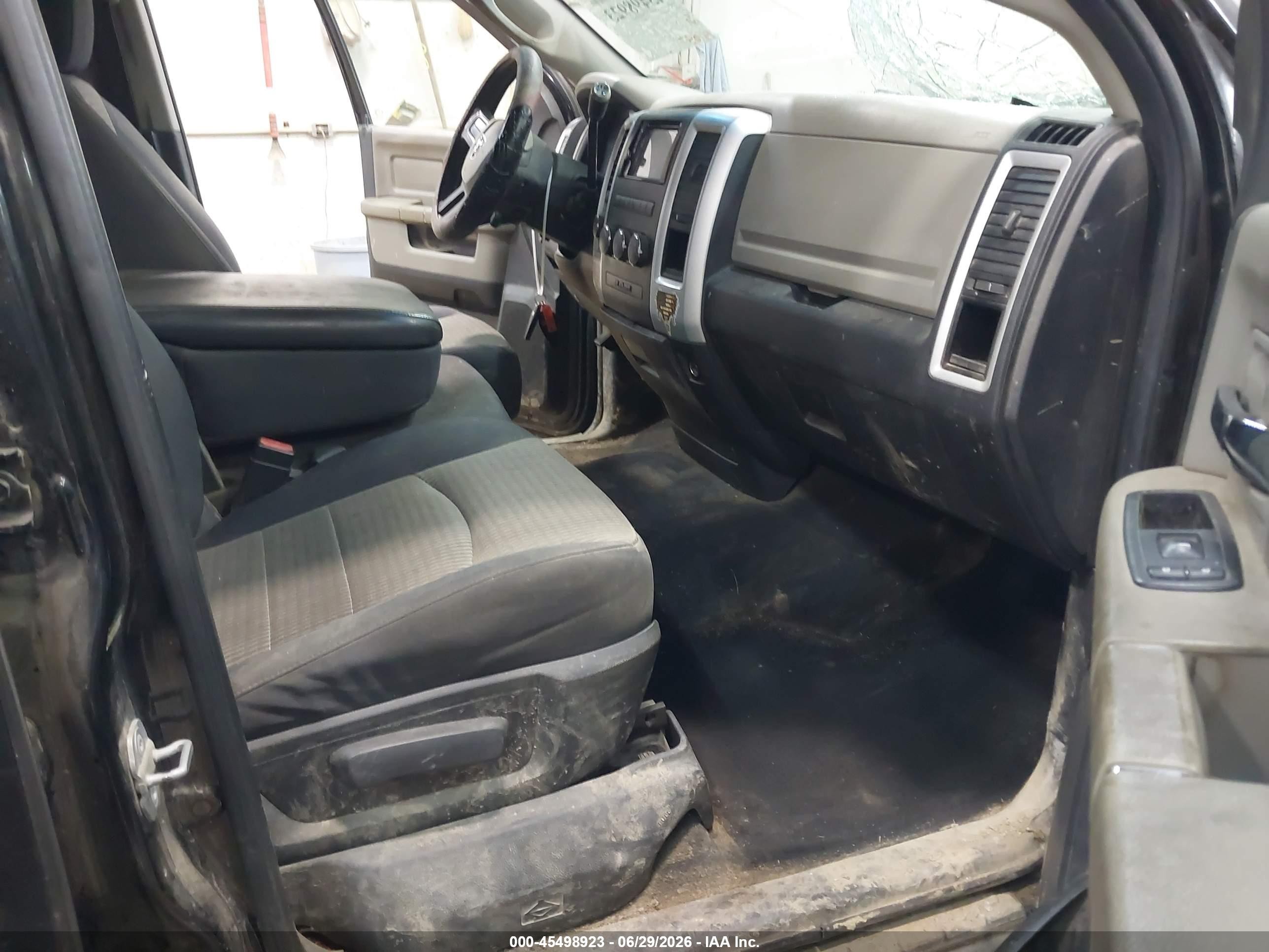 2009 Dodge Ram 1500 Slt/sport Black vin: 1D3HV18T79S820920