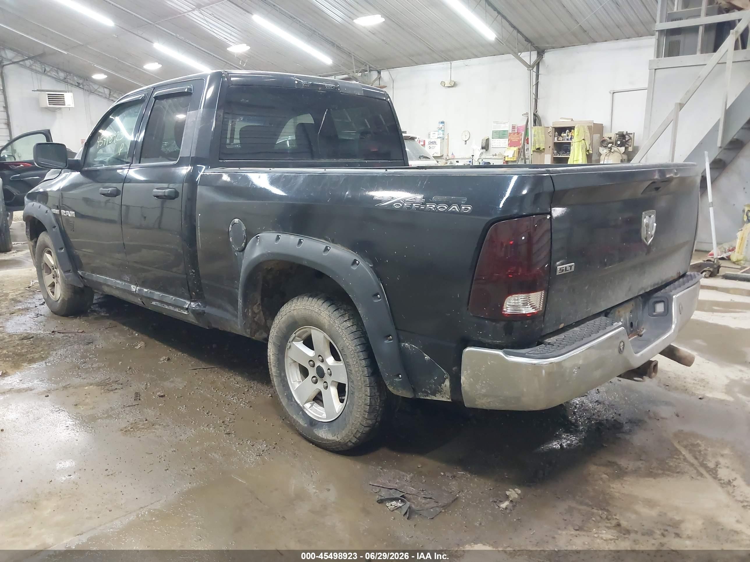 2009 Dodge Ram 1500 Slt/sport Black vin: 1D3HV18T79S820920