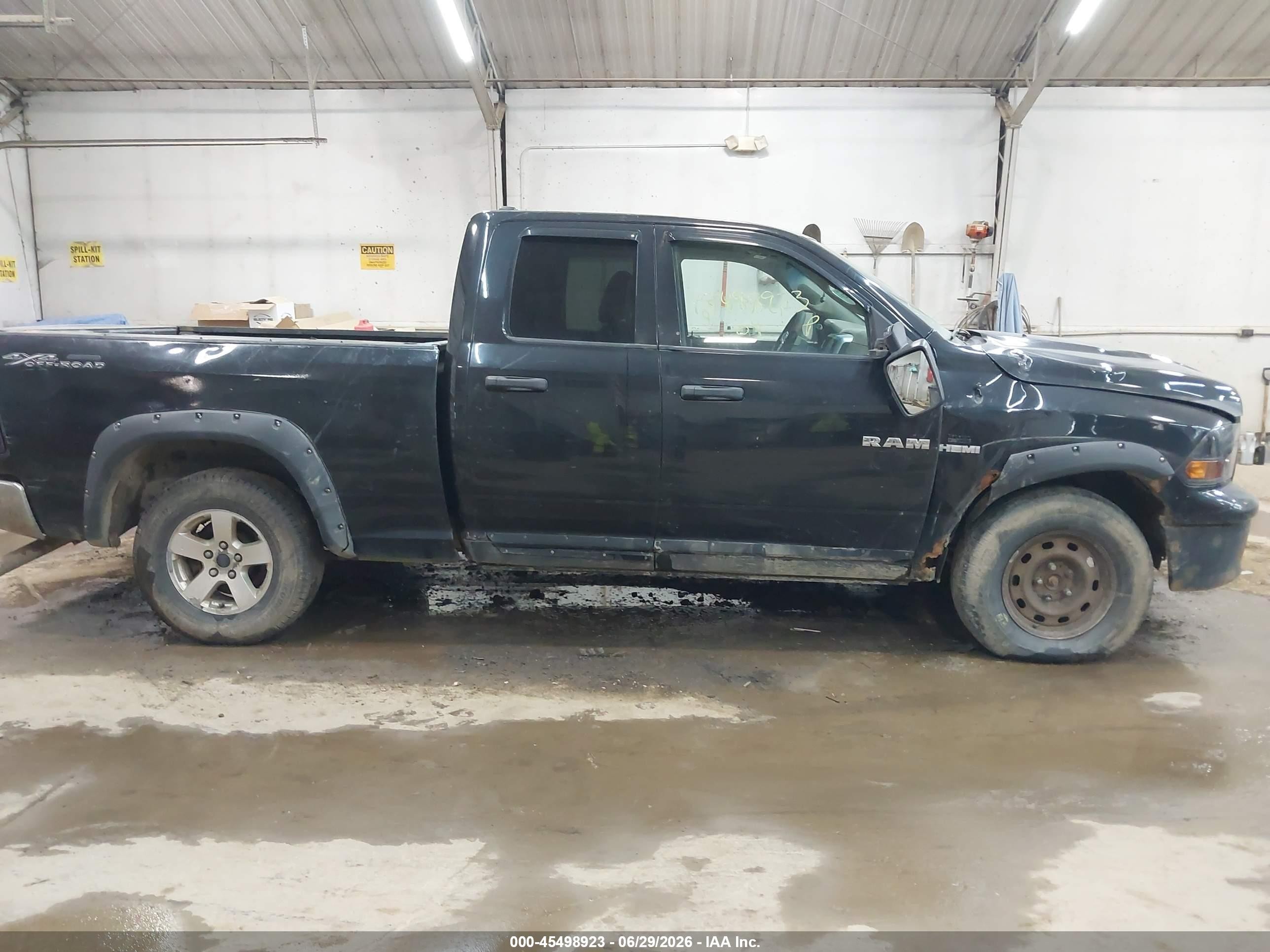 2009 Dodge Ram 1500 Slt/sport Black vin: 1D3HV18T79S820920