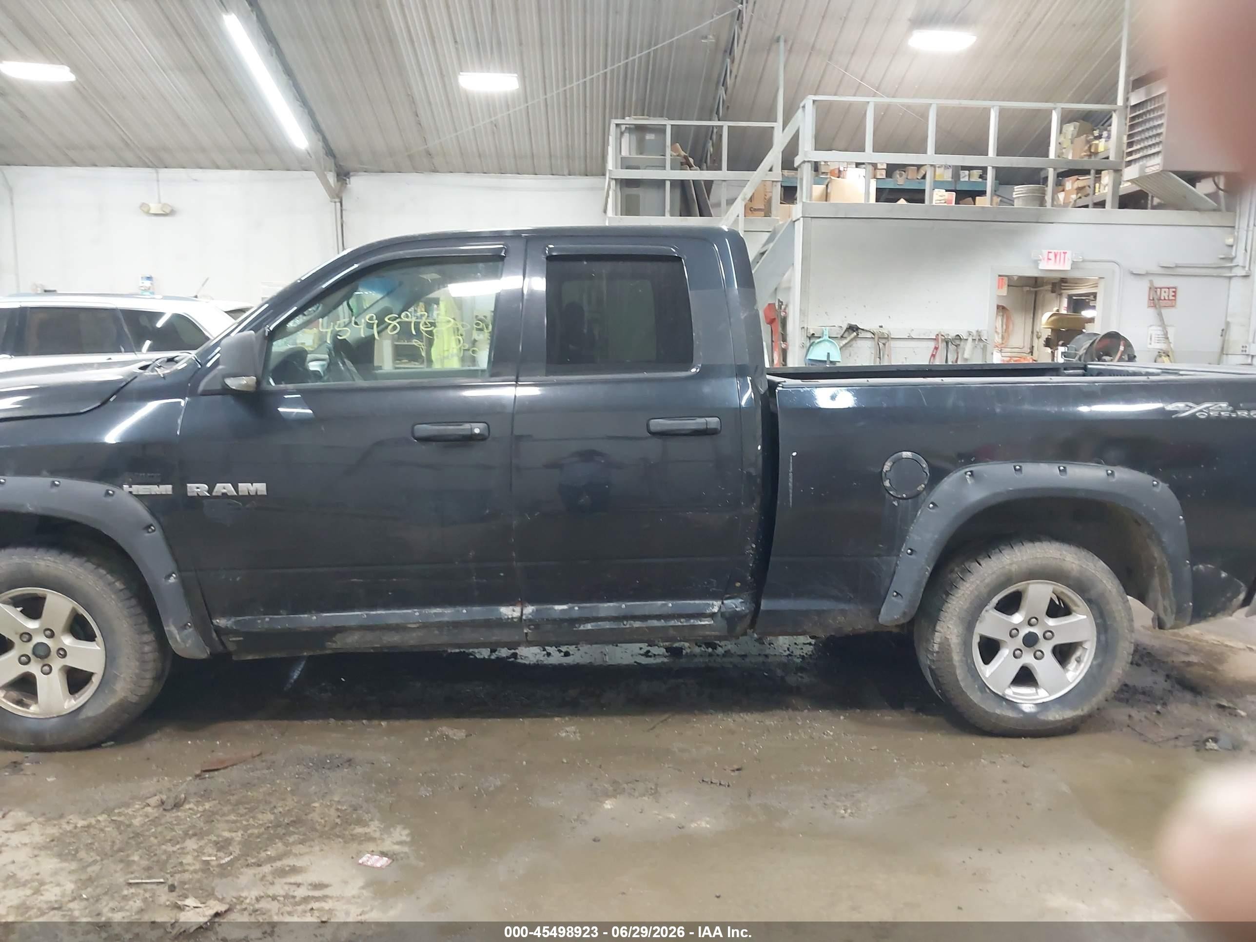 2009 Dodge Ram 1500 Slt/sport Black vin: 1D3HV18T79S820920