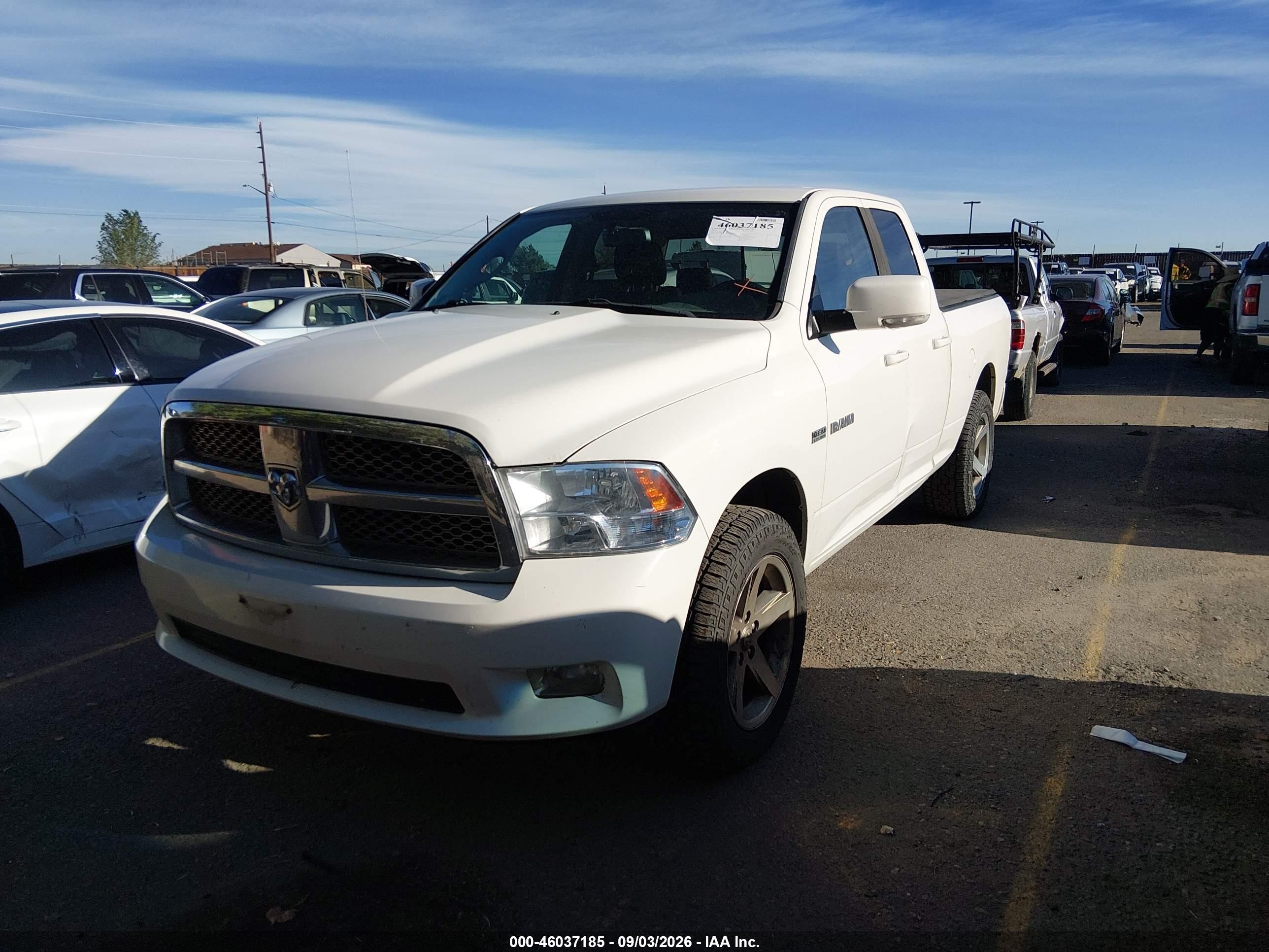 2009 Dodge Ram 1500 Slt/sport/trx White vin: 1D3HV18T89S707252