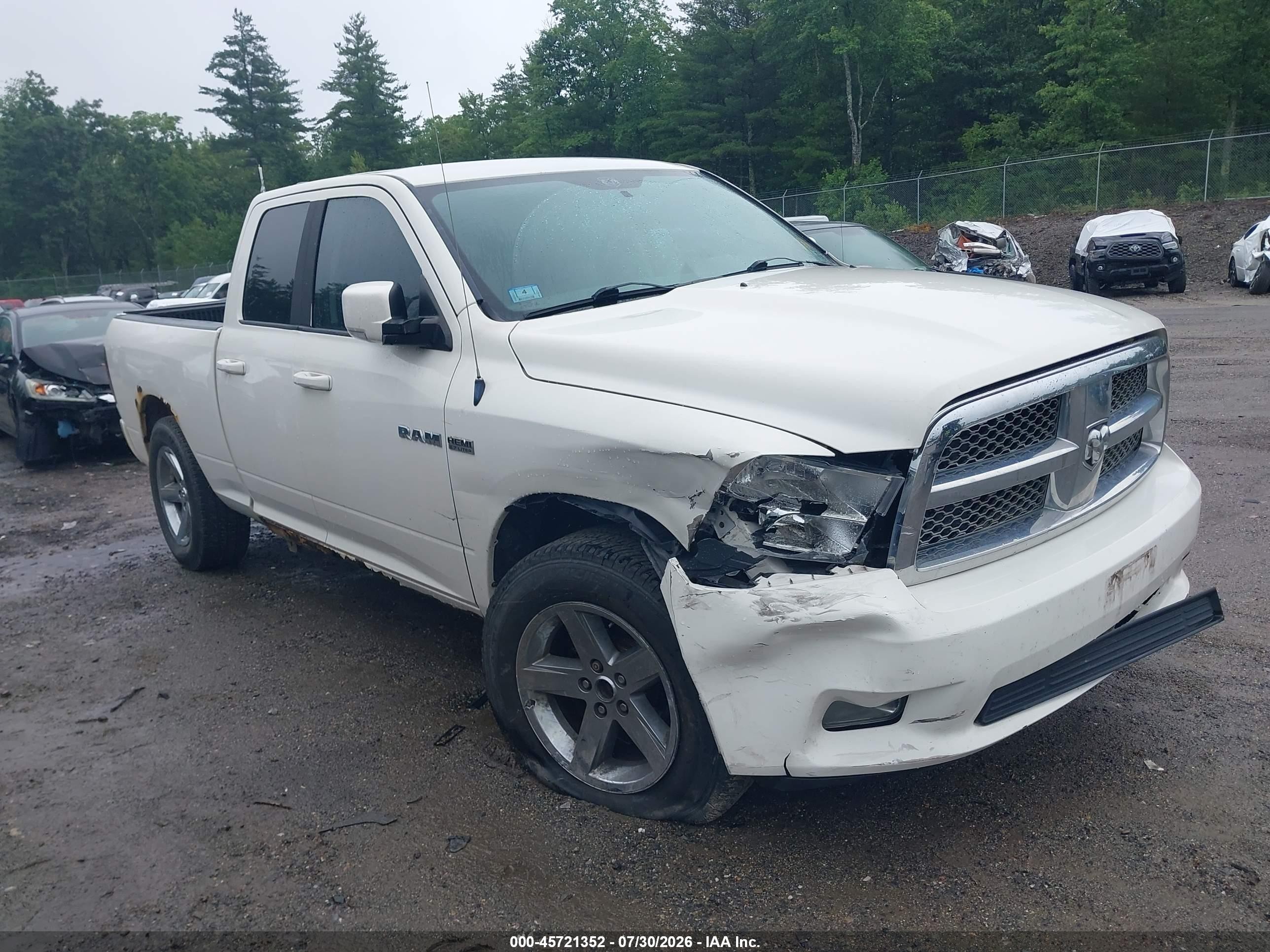 2009 Dodge Ram 1500 Slt/sport/trx Белый vin: 1D3HV18T89S799026