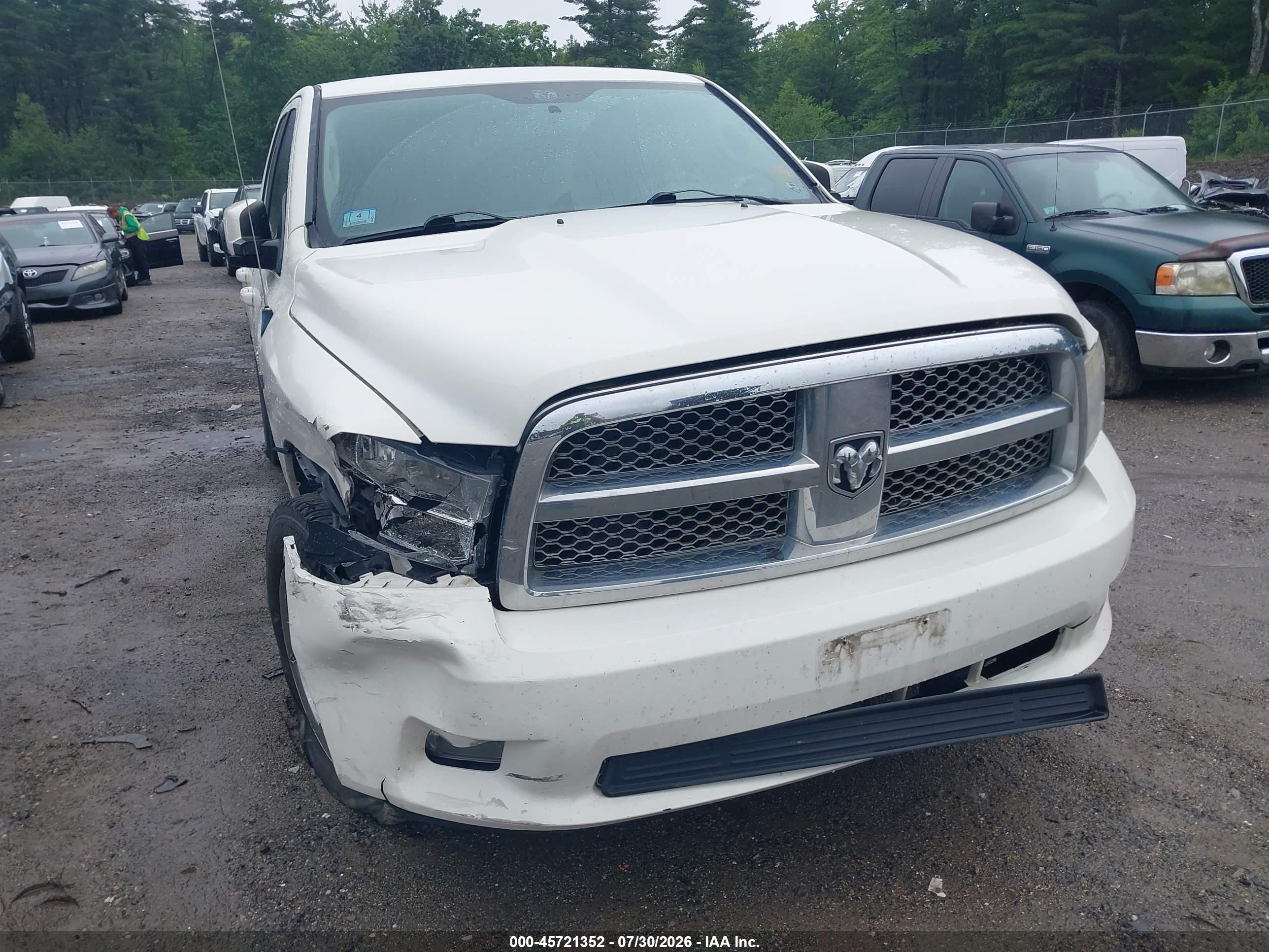 2009 Dodge Ram 1500 Slt/sport/trx Белый vin: 1D3HV18T89S799026