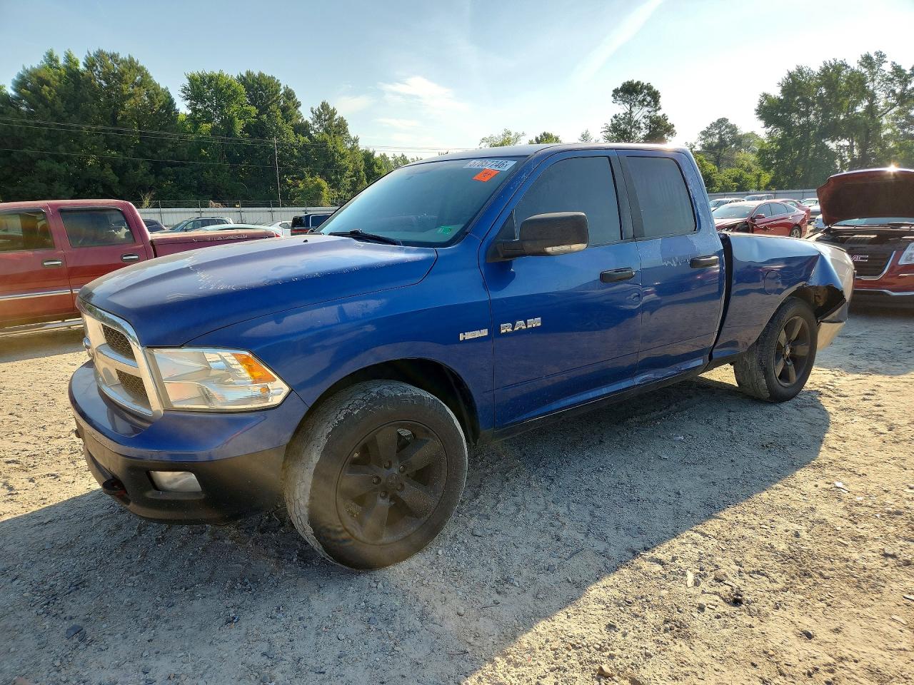 2009 Dodge Ram 1500 Синий vin: 1D3HV18T99S724867
