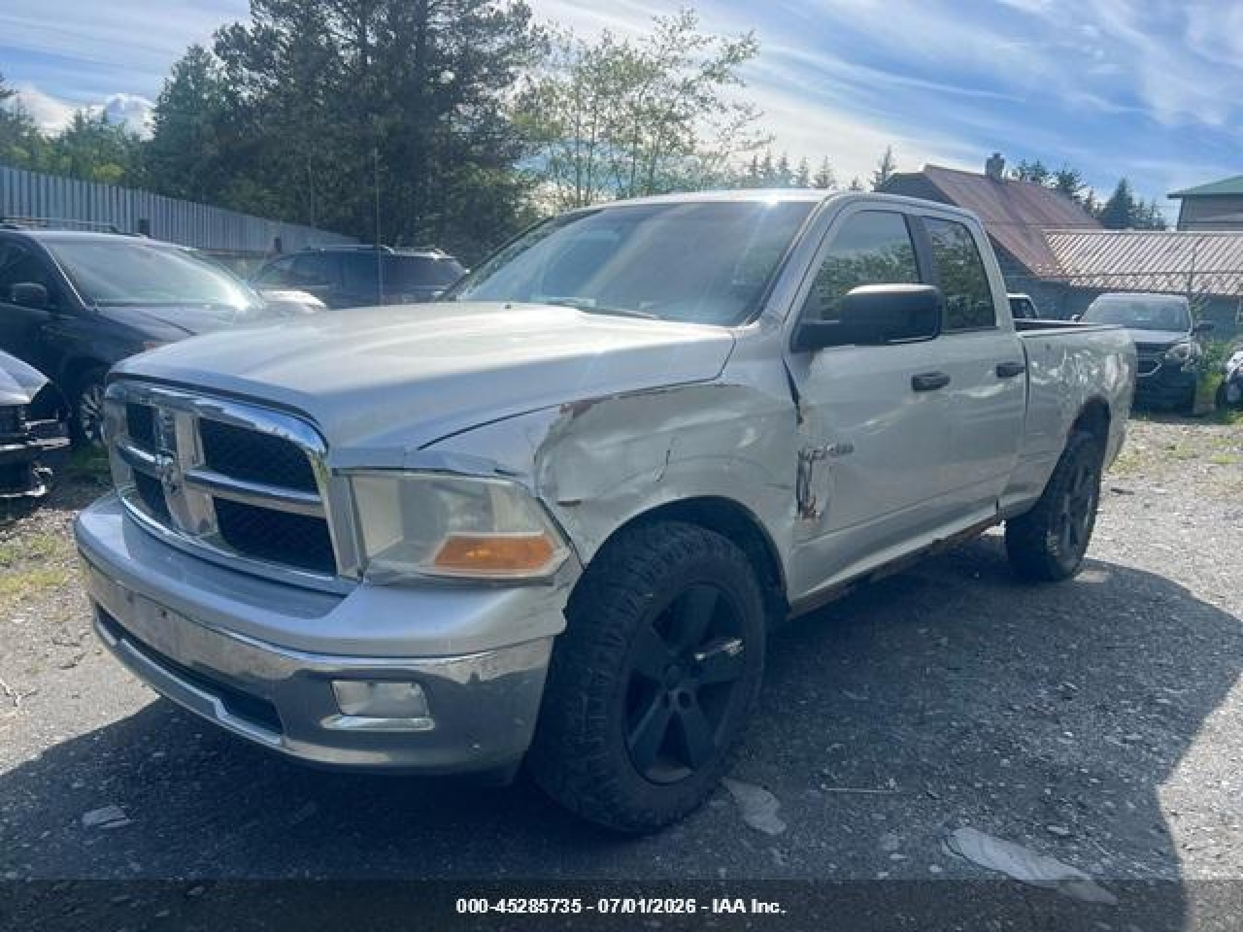 2009 Dodge Ram 1500 Slt/sport/trx Silver vin: 1D3HV18T99S735013
