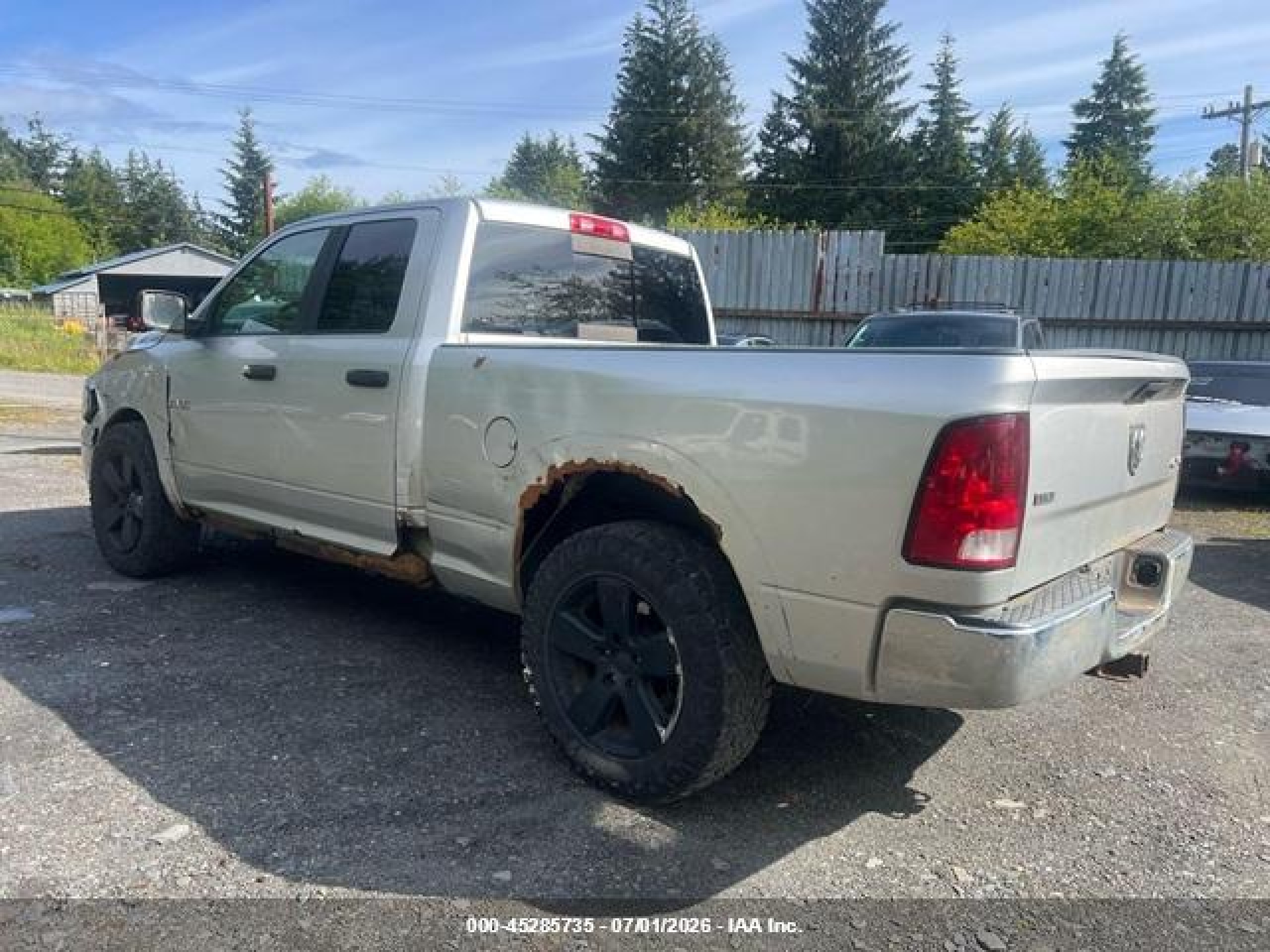 2009 Dodge Ram 1500 Slt/sport/trx Silver vin: 1D3HV18T99S735013