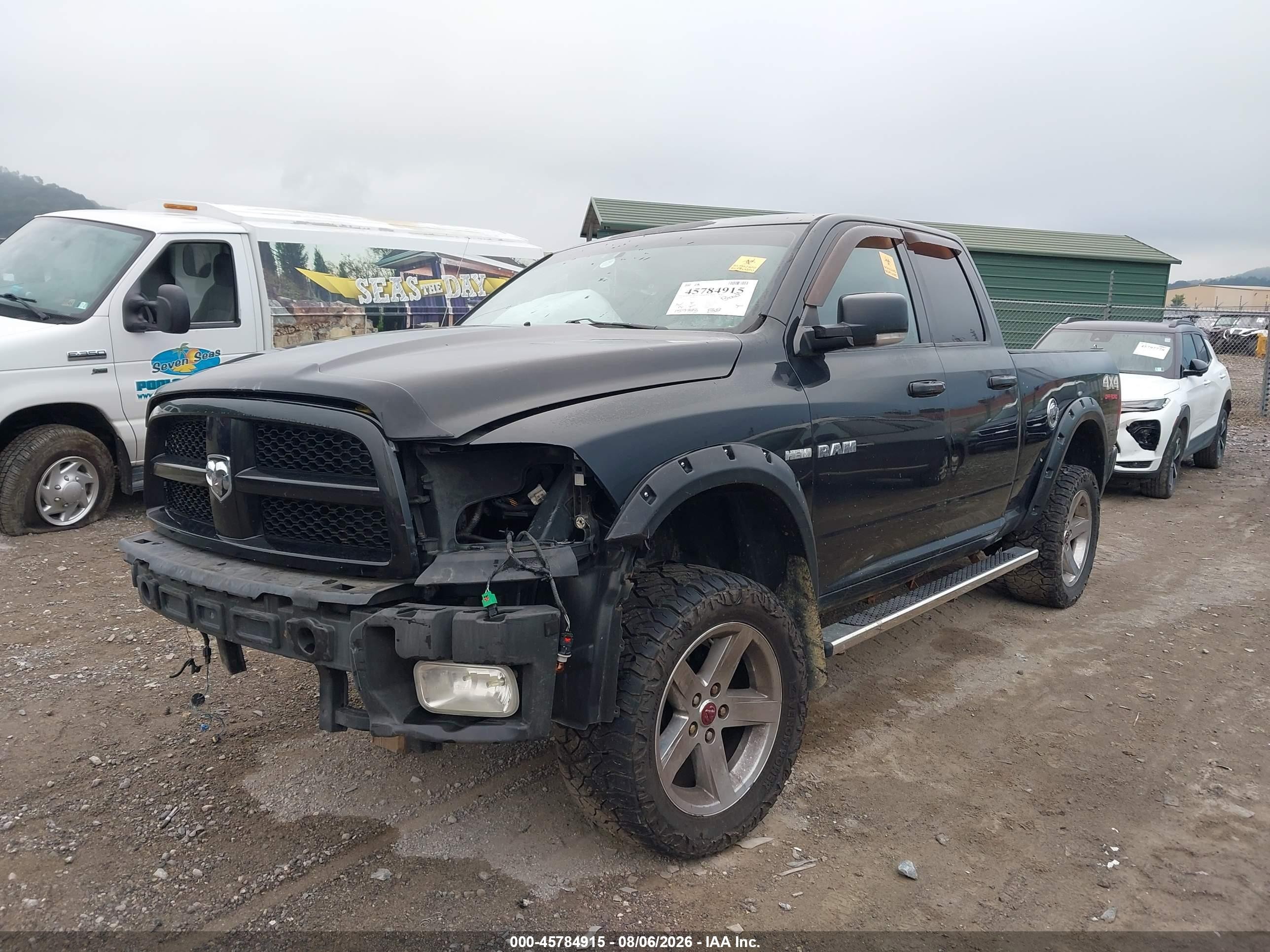 2009 Dodge Ram 1500 Slt/sport Черный vin: 1D3HV18T99S823351