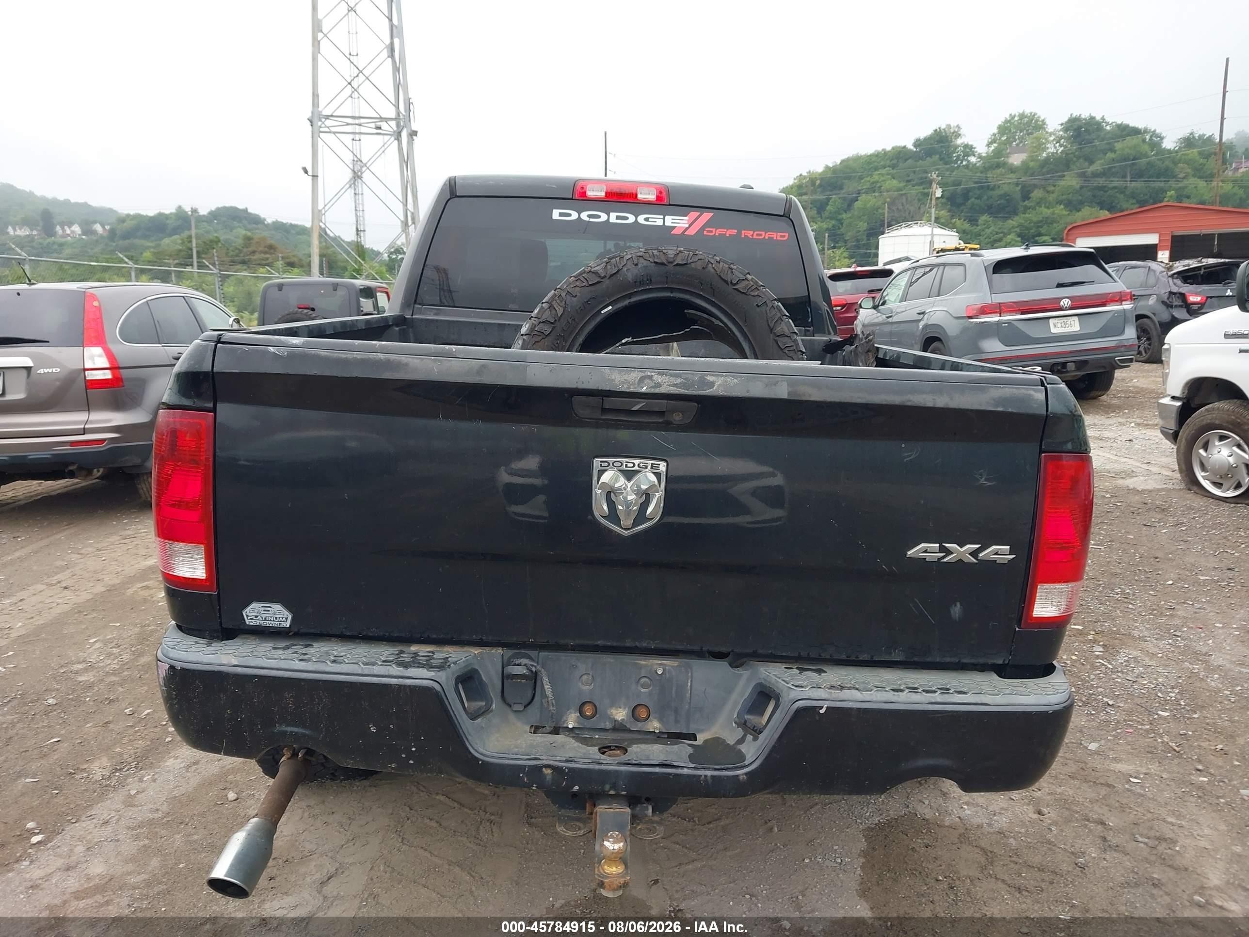 2009 Dodge Ram 1500 Slt/sport Черный vin: 1D3HV18T99S823351