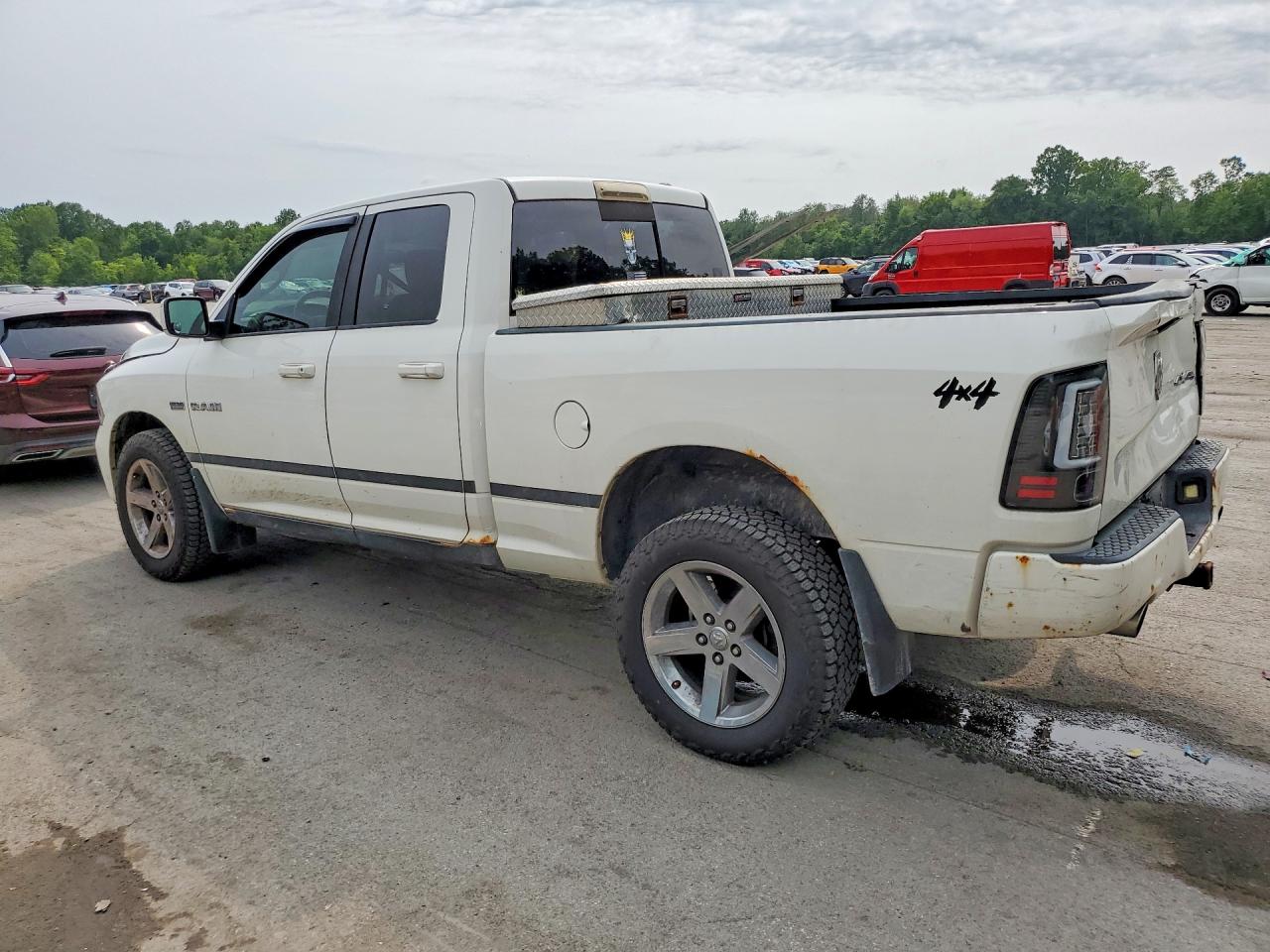 2009 Dodge Ram 1500 White vin: 1D3HV18TX9S776590
