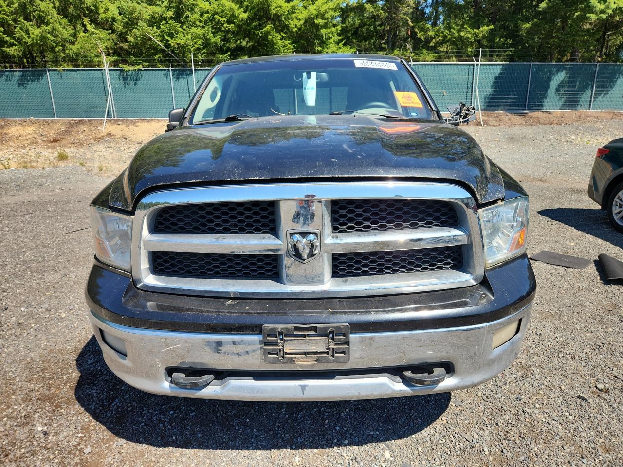 2009 Dodge Ram 1500 Black vin: 1D3HV18TX9S820345 Damage: Hood, Chipped, 10 Or More