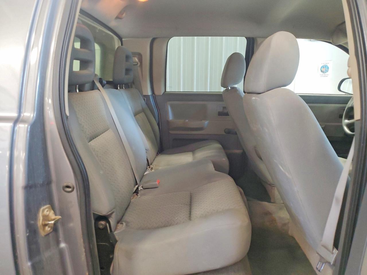2007 Dodge Dakota Quad Gray vin: 1D3HW28K47S118142