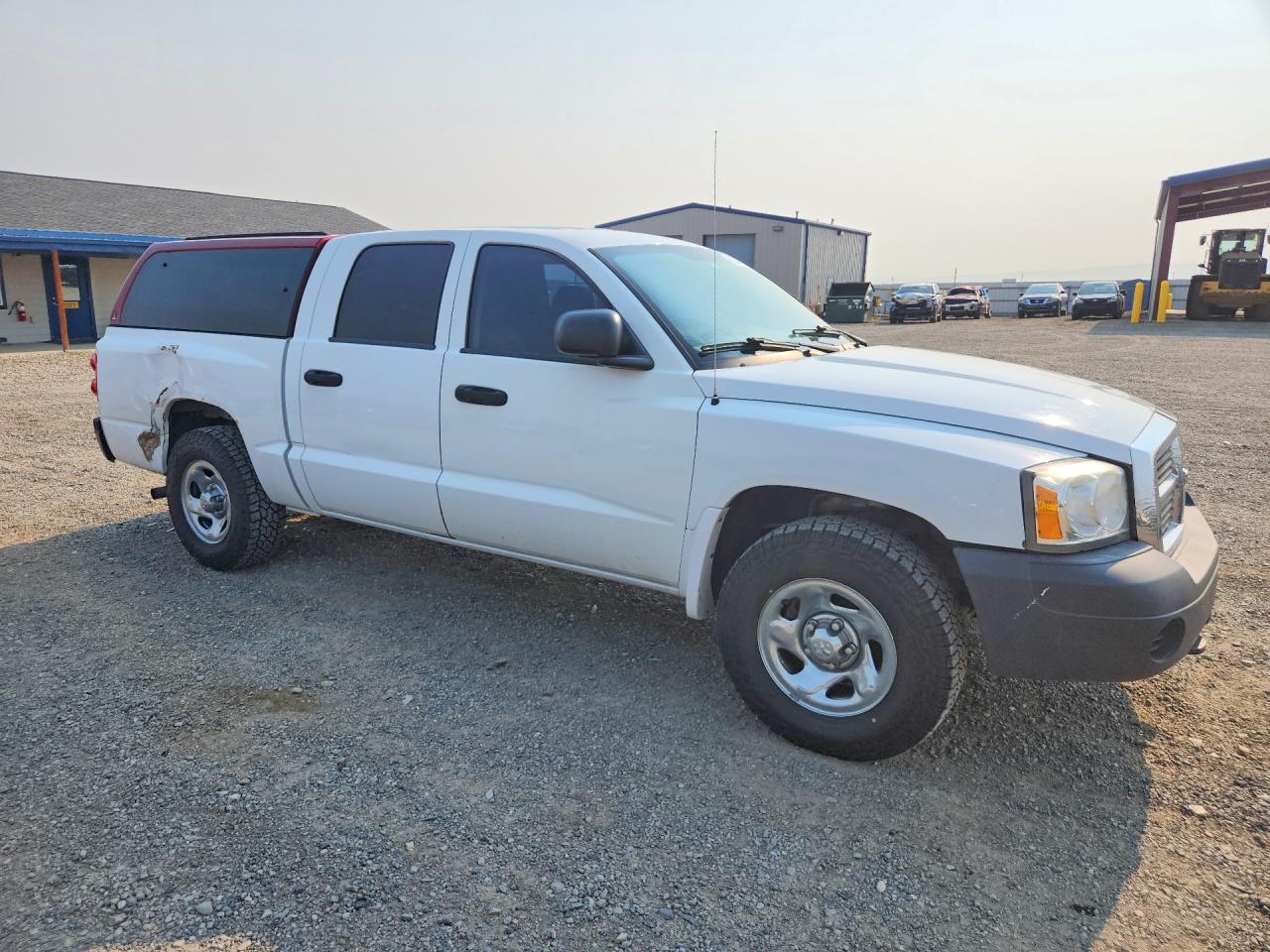 2007 Dodge Dakota Quad White vin: 1D3HW28K87S205994