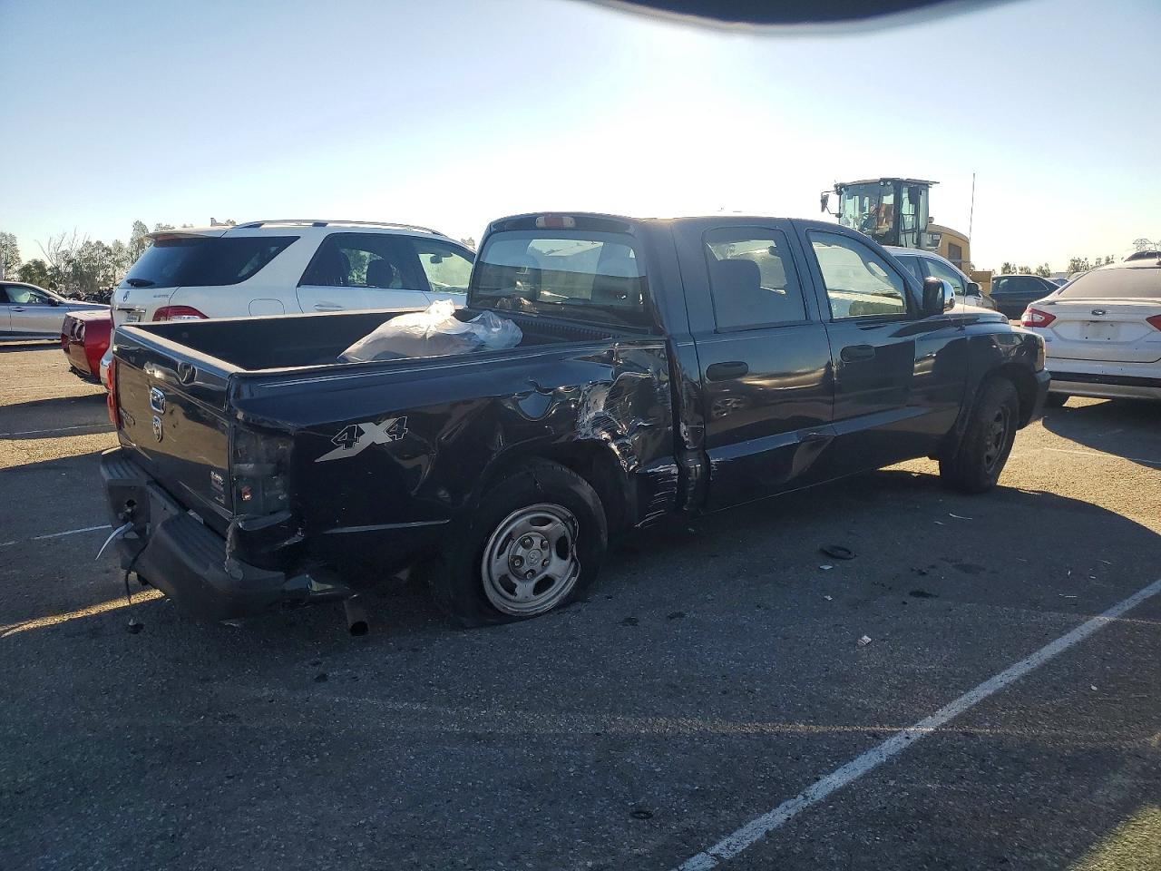 2007 Dodge Dakota Quad Синий vin: 1D3HW28P37S172074