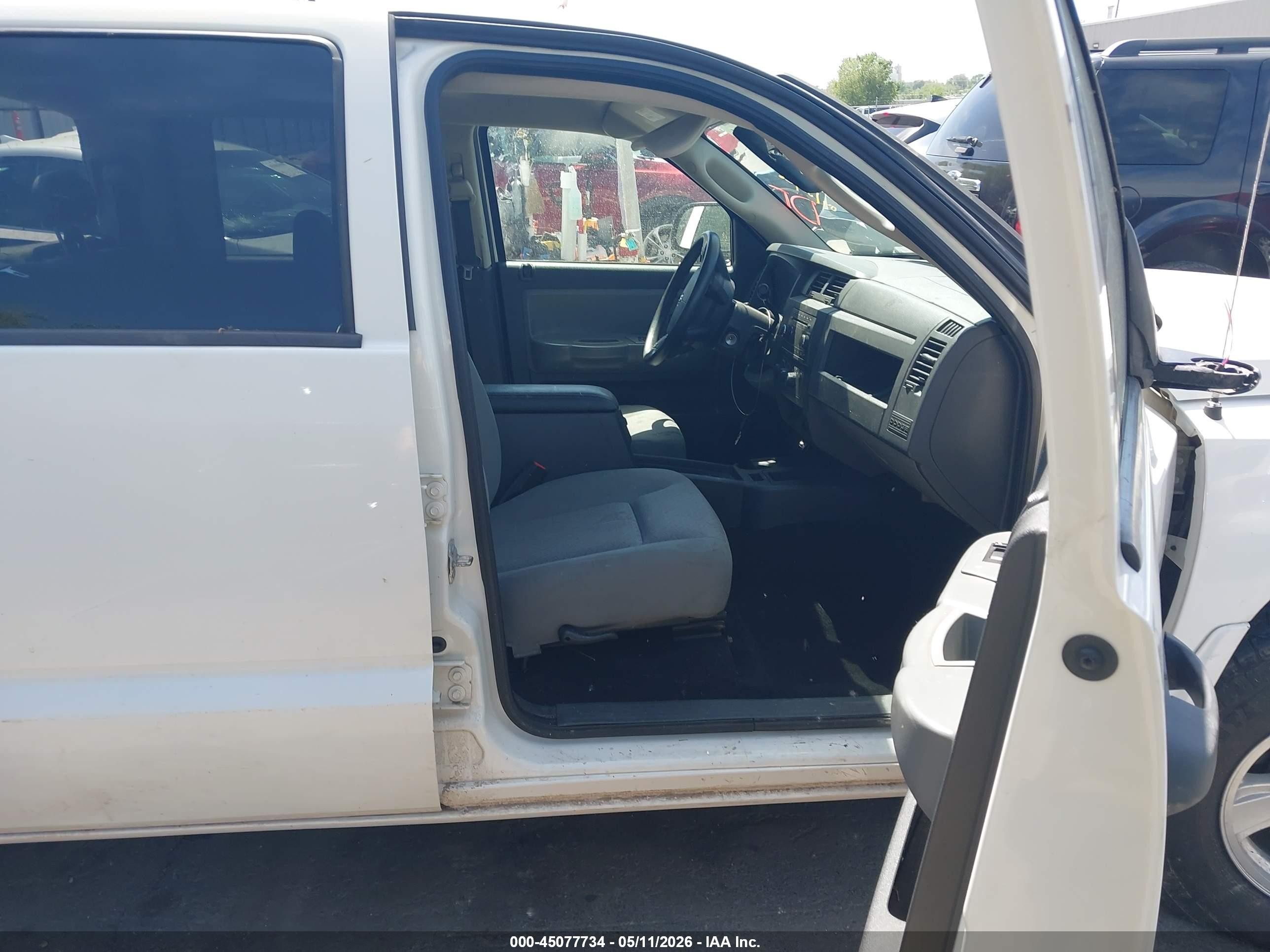 2009 Dodge Dakota Bighorn/lonestar White vin: 1D3HW38K49S799721