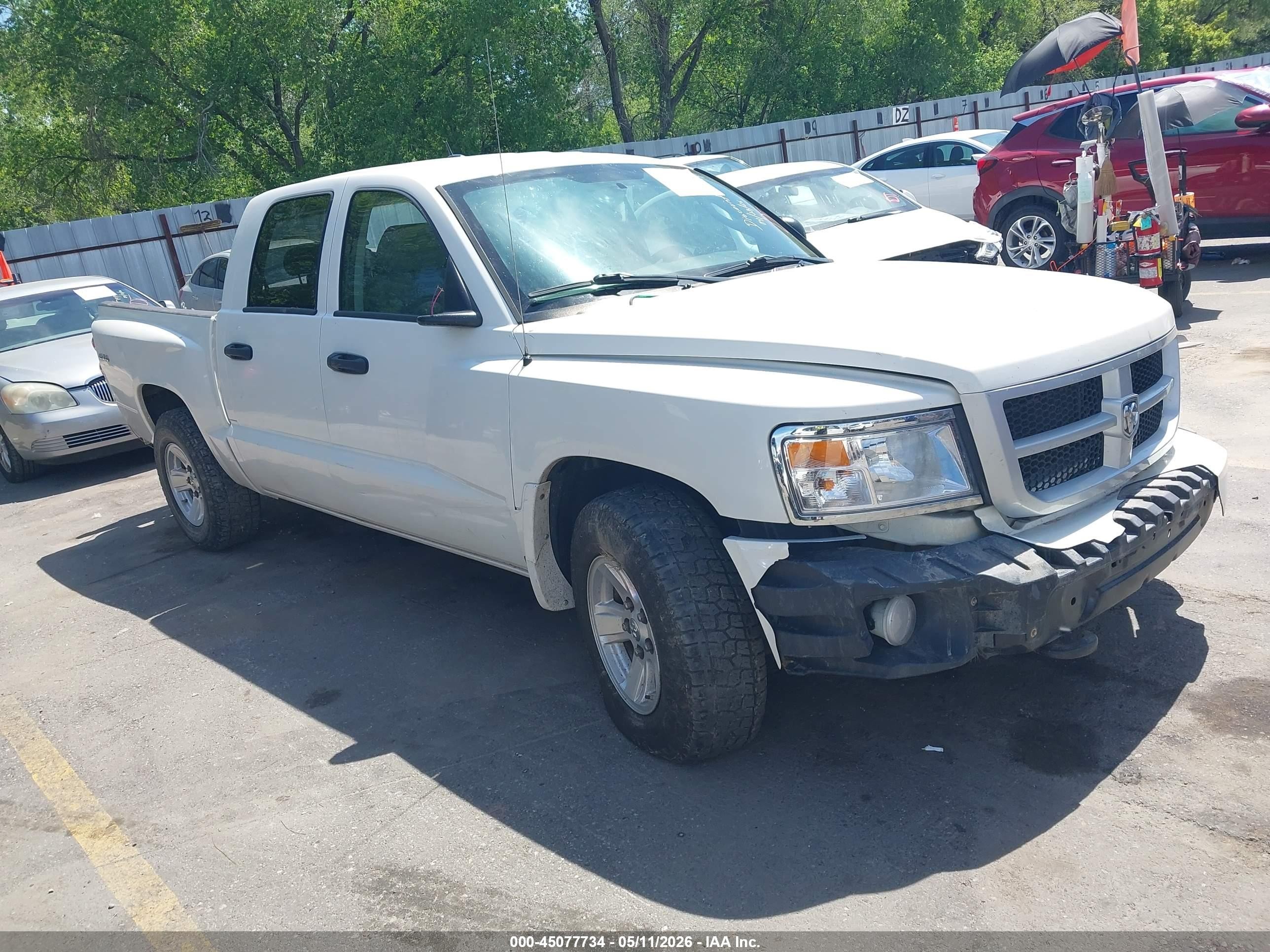 2009 Dodge Dakota Bighorn/lonestar White vin: 1D3HW38K49S799721