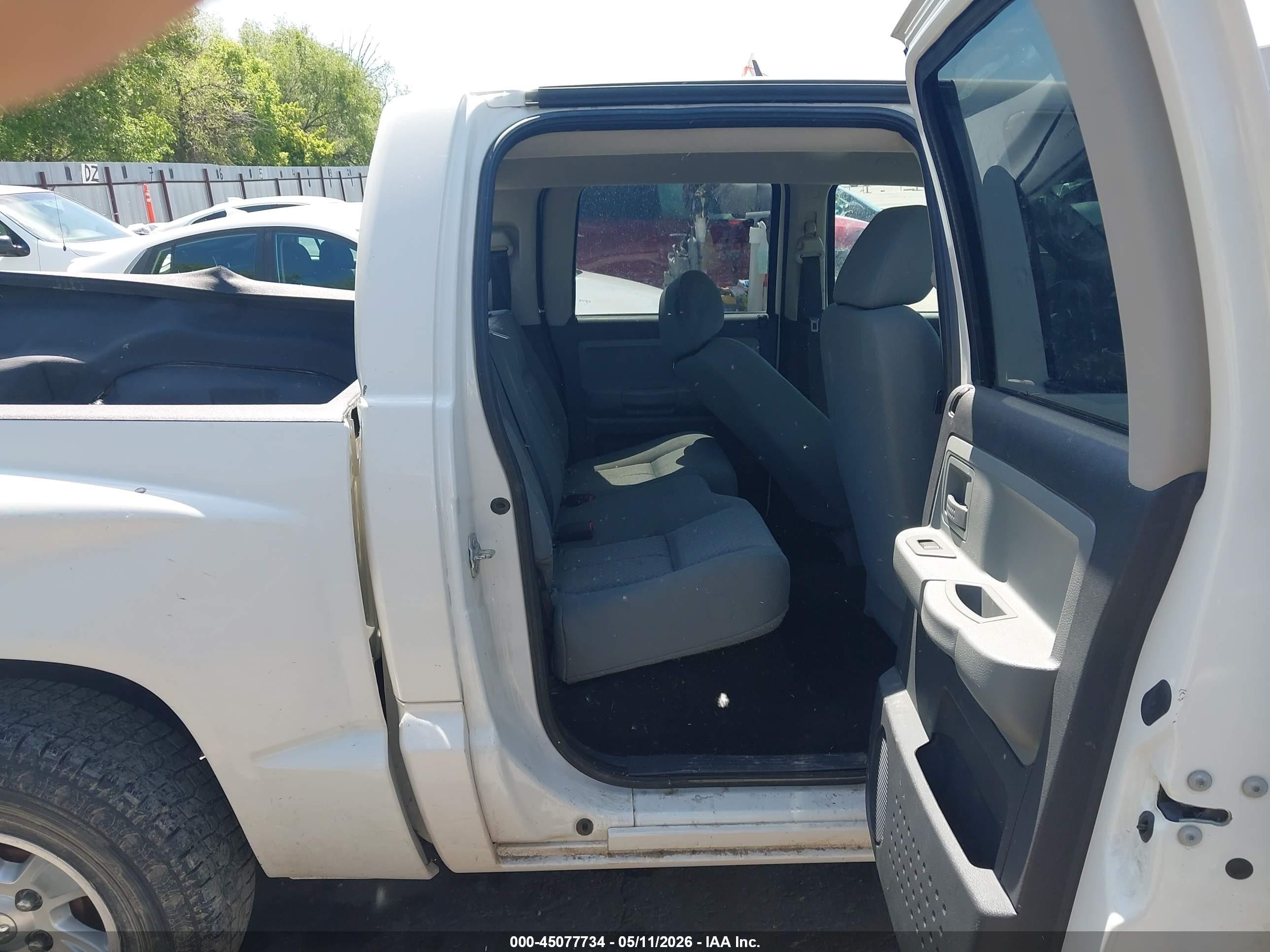 2009 Dodge Dakota Bighorn/lonestar White vin: 1D3HW38K49S799721