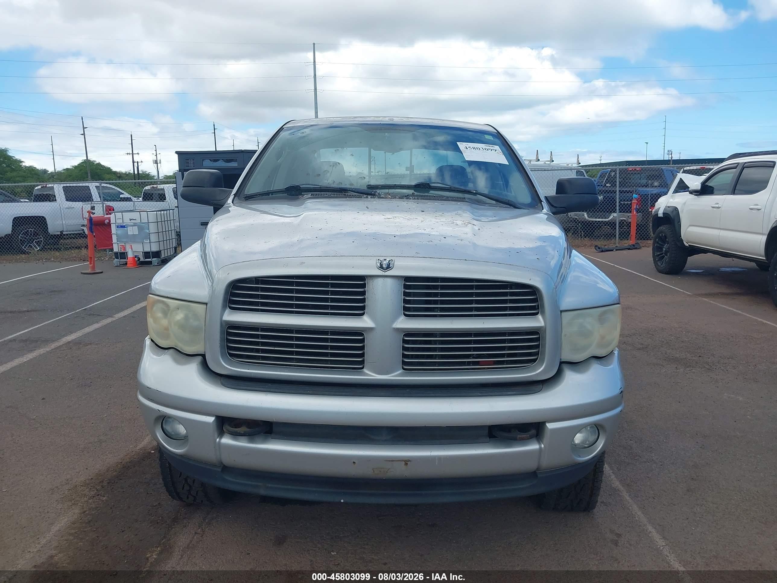 2003 Dodge Ram 2500 Slt/laramie/st Silver vin: 1D3KU28D13J569753