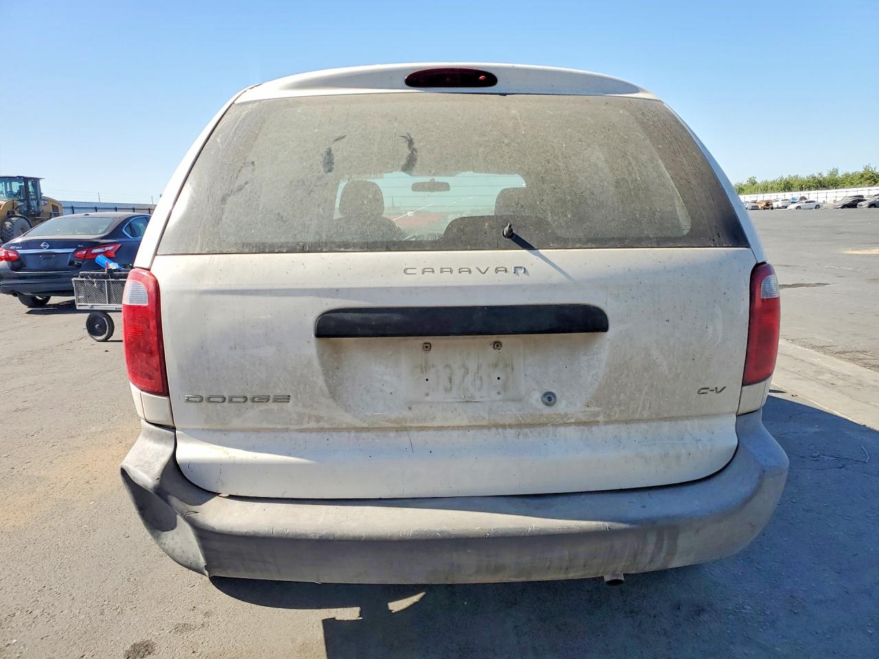 2003 Dodge Caravan C/v White vin: 1D4GP21363B340022