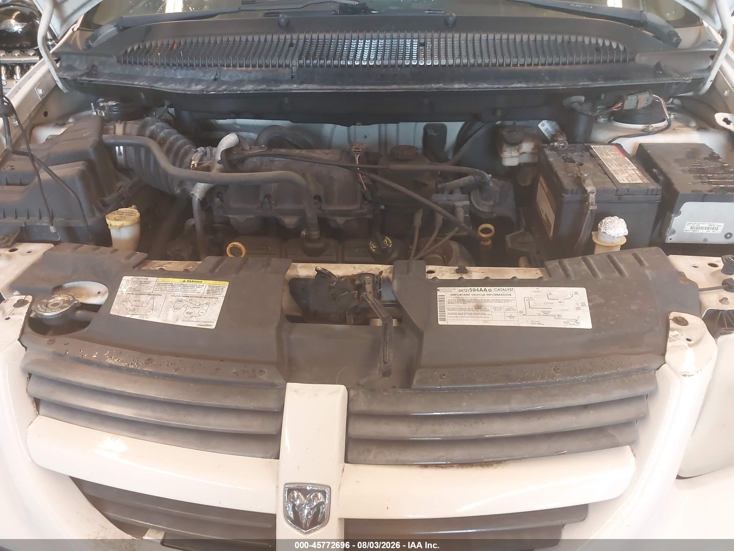 2006 Dodge Caravan Cv White vin: 1D4GP21E16B514763
