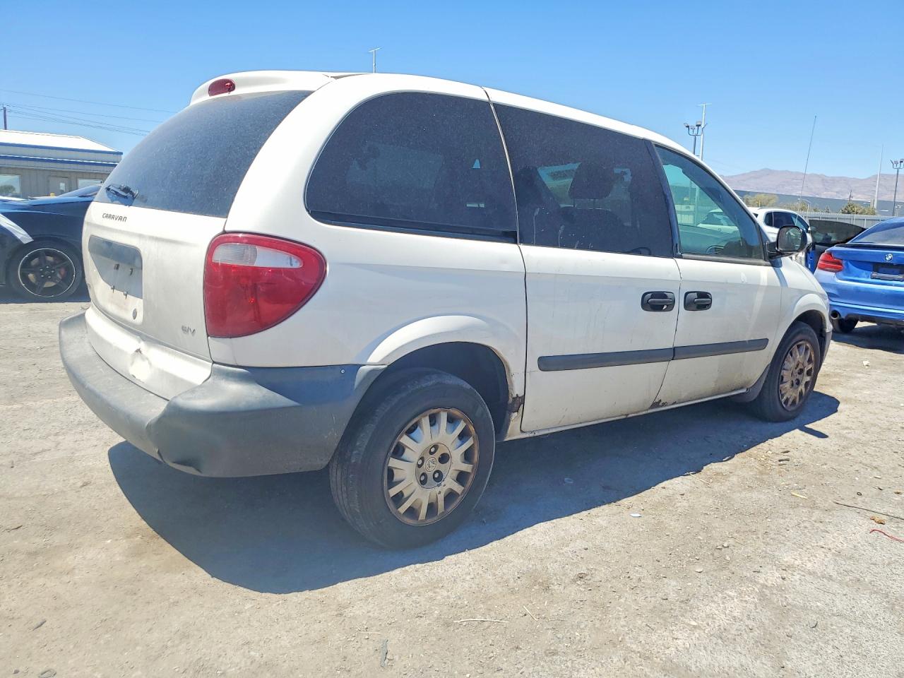 2007 Dodge Caravan C/v White vin: 1D4GP21R97B228633