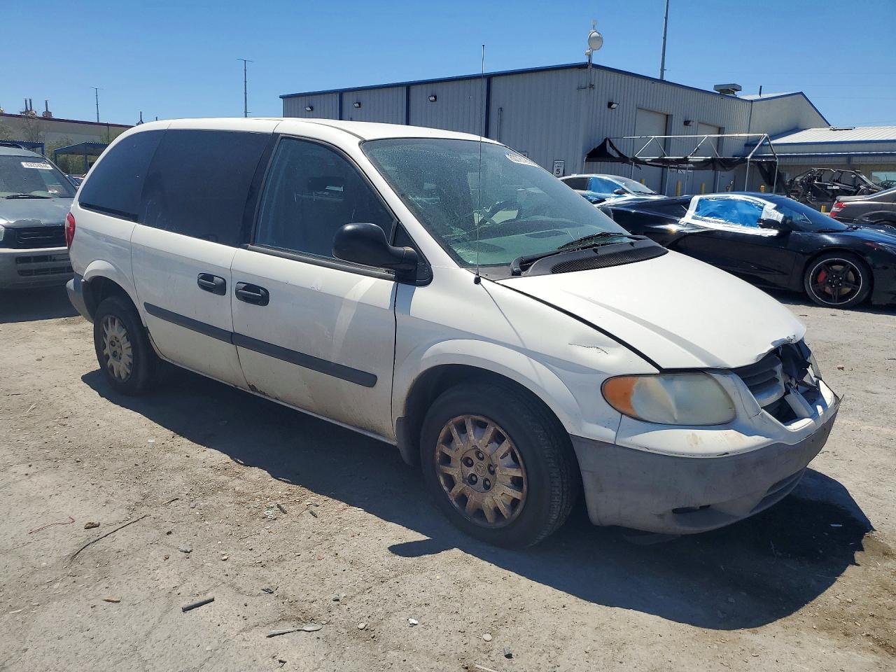 2007 Dodge Caravan C/v White vin: 1D4GP21R97B228633