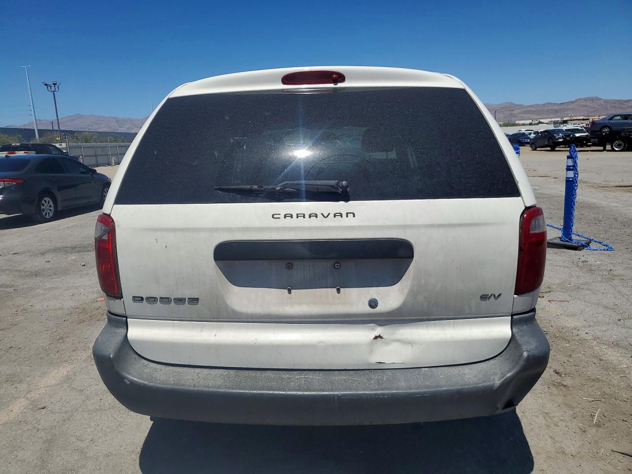 2007 Dodge Caravan C/v White vin: 1D4GP21R97B228633