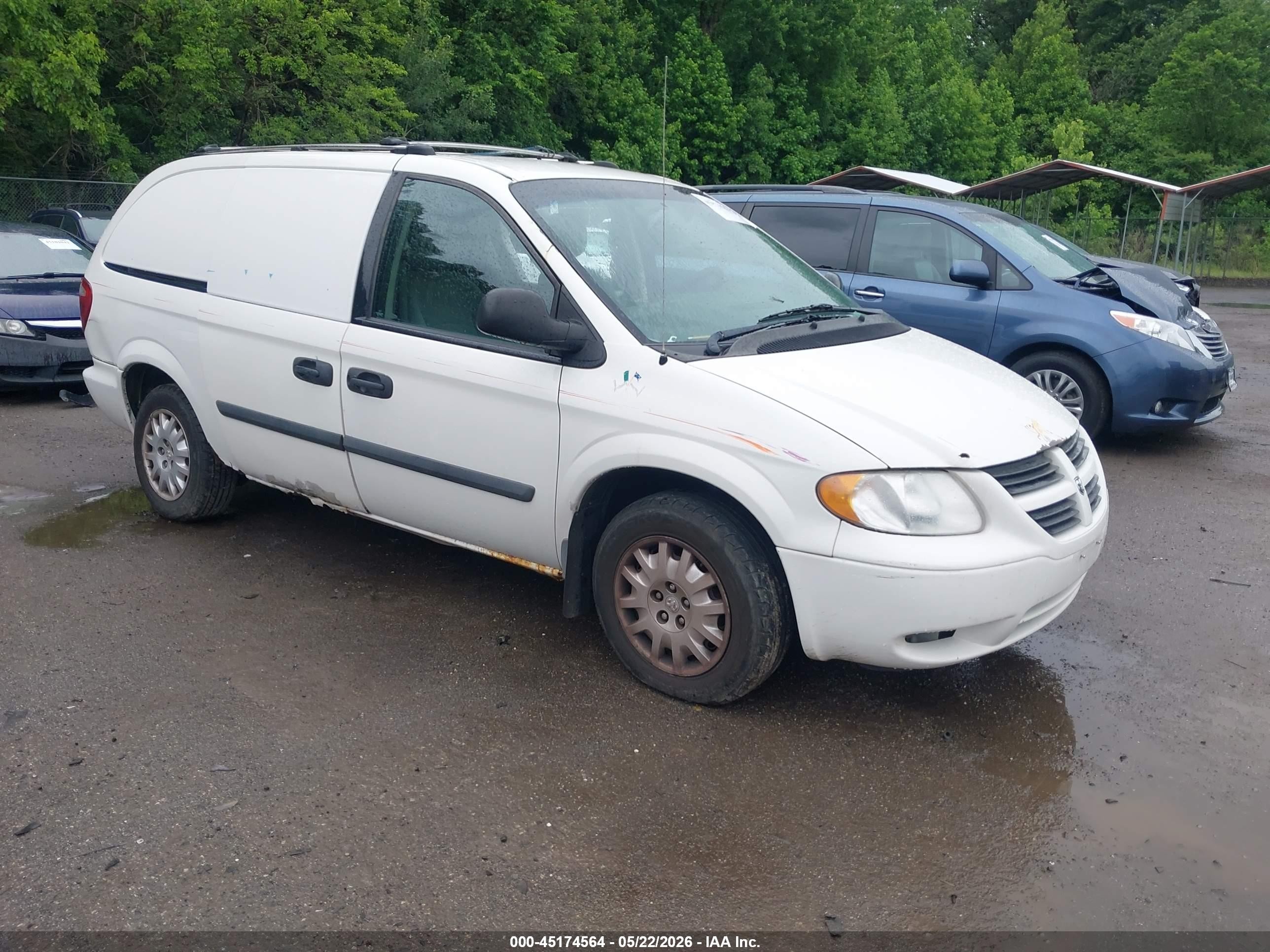 2006 Dodge Grand Caravan Cv White vin: 1D4GP23R06B590443