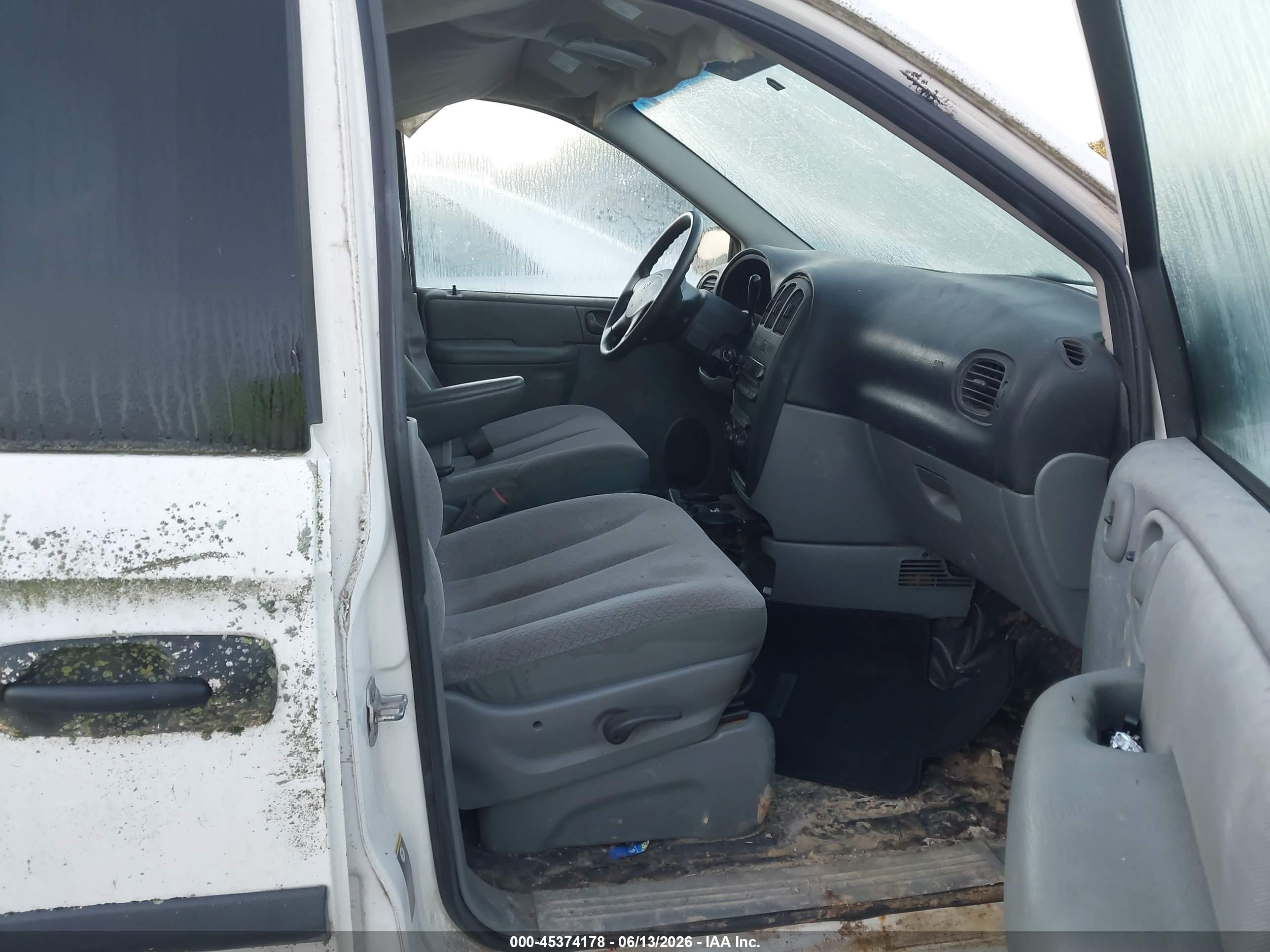 2007 Dodge Grand Caravan Cv White vin: 1D4GP23R67B211494