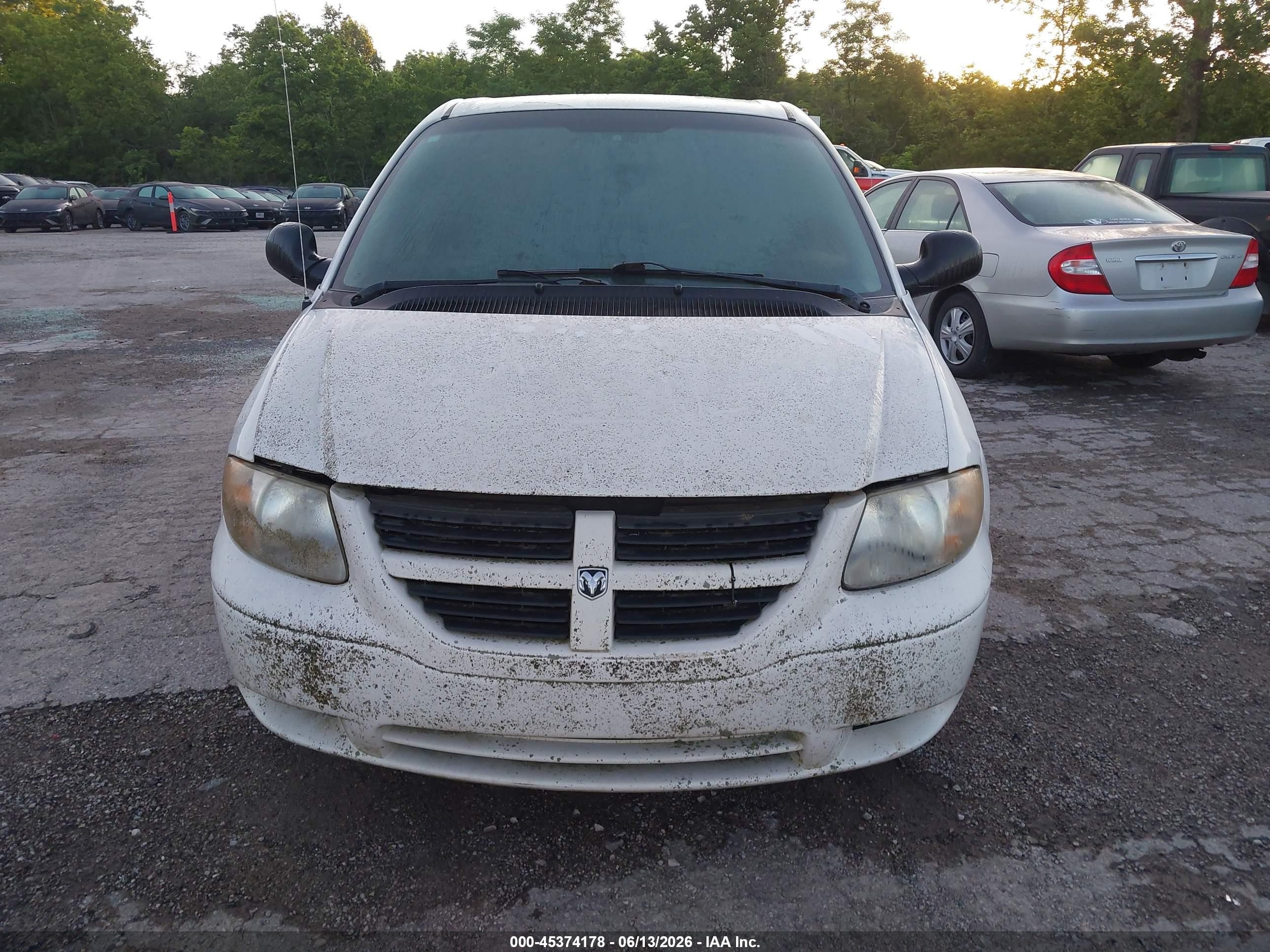 2007 Dodge Grand Caravan Cv White vin: 1D4GP23R67B211494