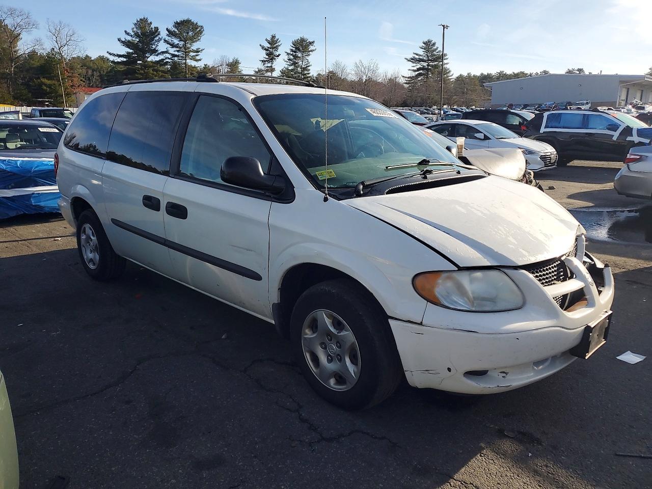 2003 Dodge Grand Caravan Se White vin: 1D4GP24313B223363