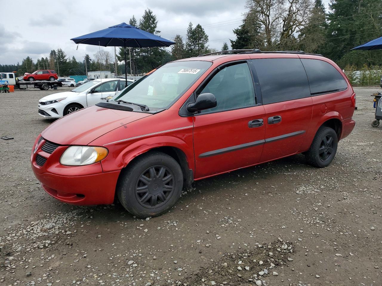 2003 Dodge Grand Caravan Se Red vin: 1D4GP24313B259781