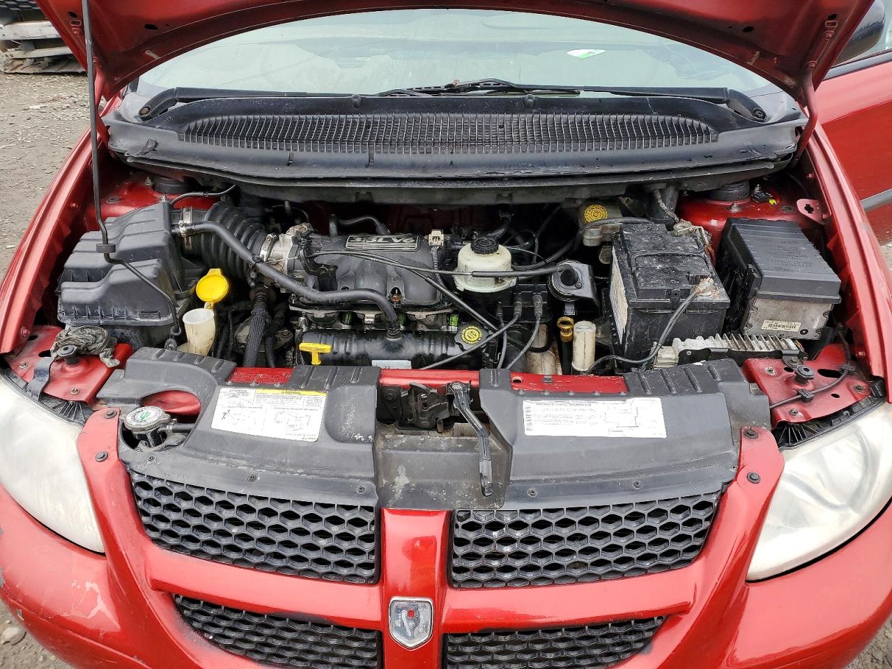 2003 Dodge Grand Caravan Se Red vin: 1D4GP24313B259781