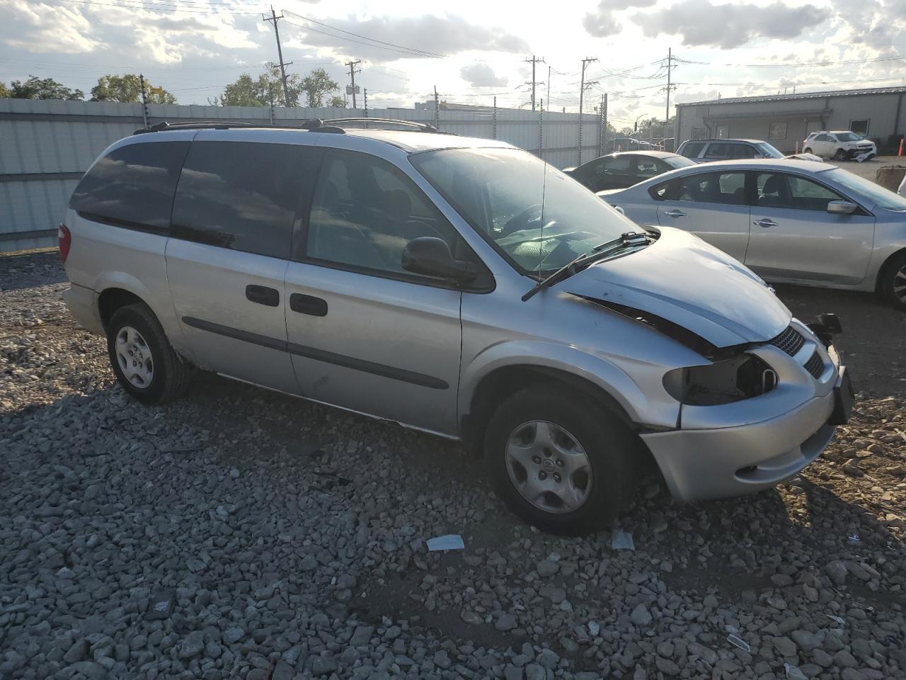 2003 Dodge Grand Caravan Se Gray vin: 1D4GP24313B285149
