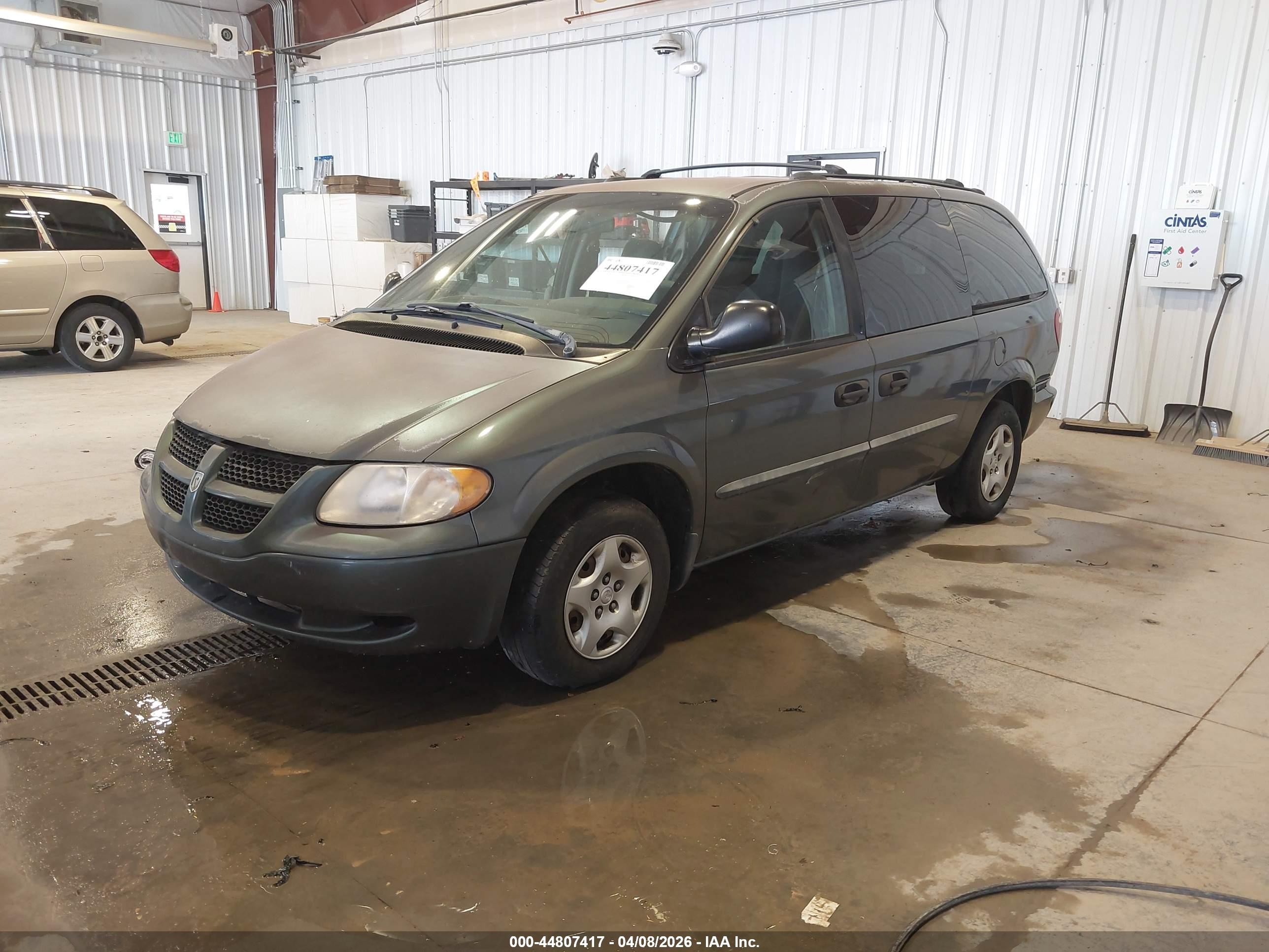 2003 Dodge Grand Caravan Se Gray vin: 1D4GP24353B237430