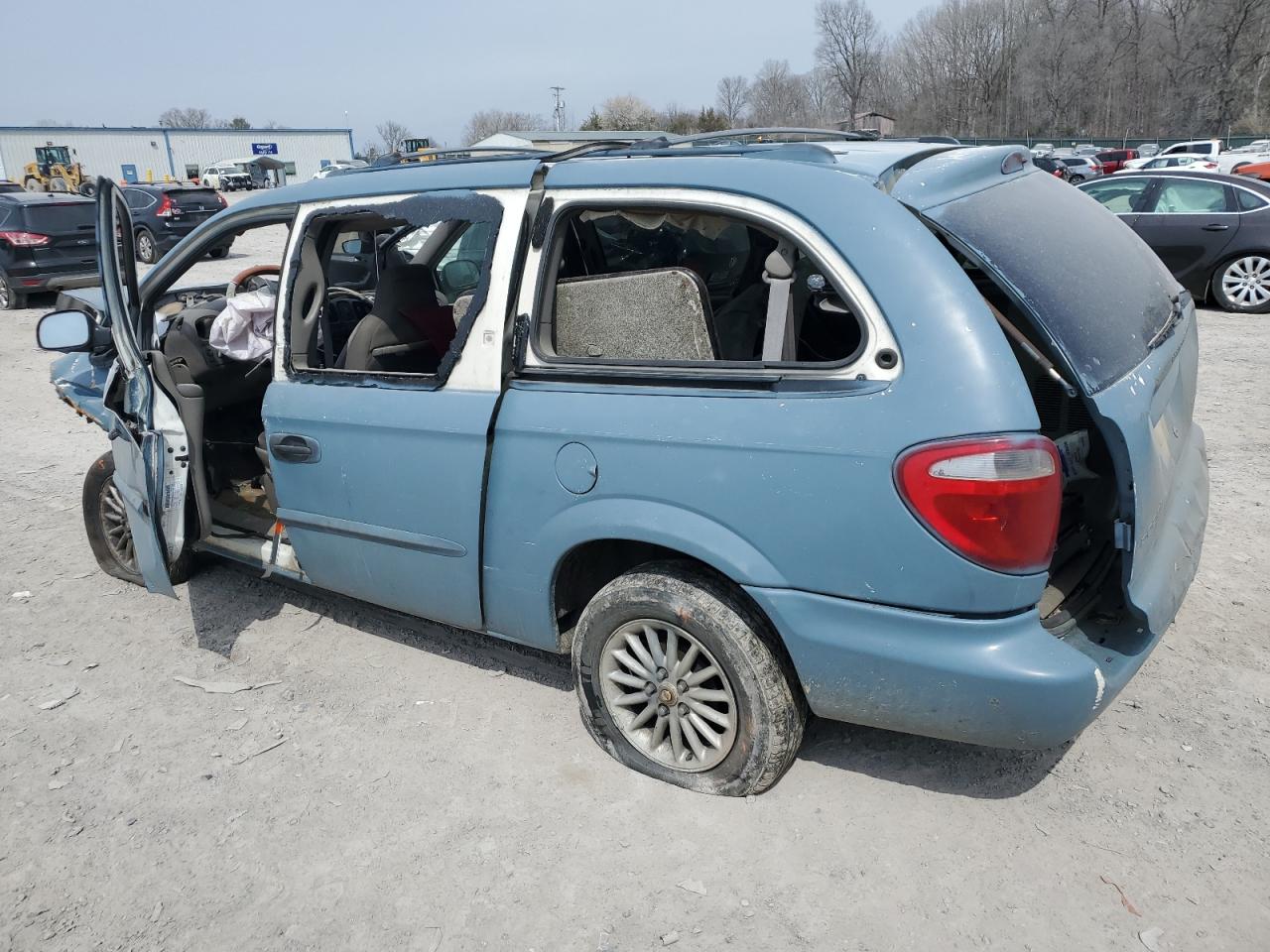 2003 Dodge Grand Caravan Se Синий vin: 1D4GP24353B288748
