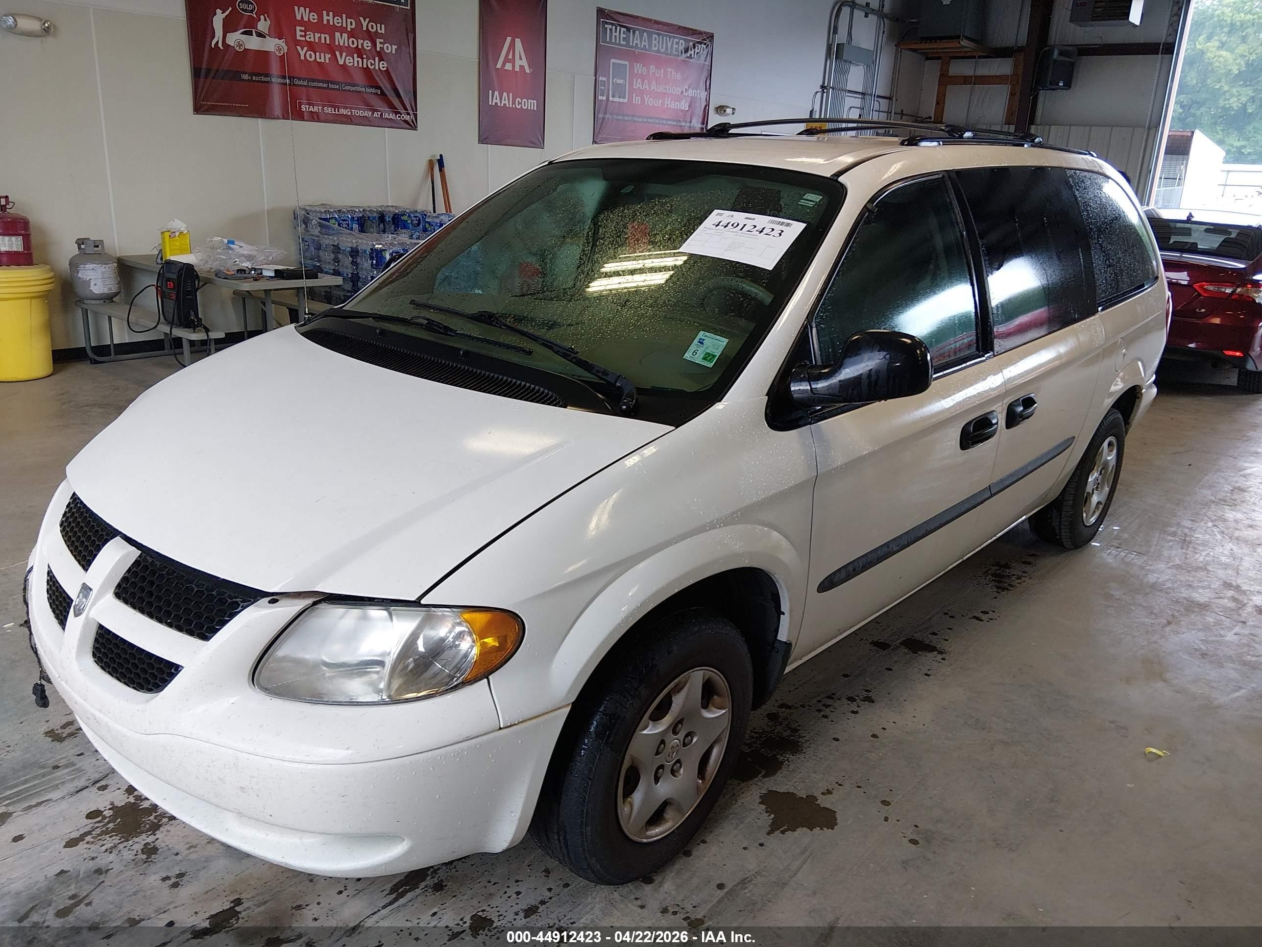 2003 Dodge Grand Caravan Se White vin: 1D4GP24383B103852