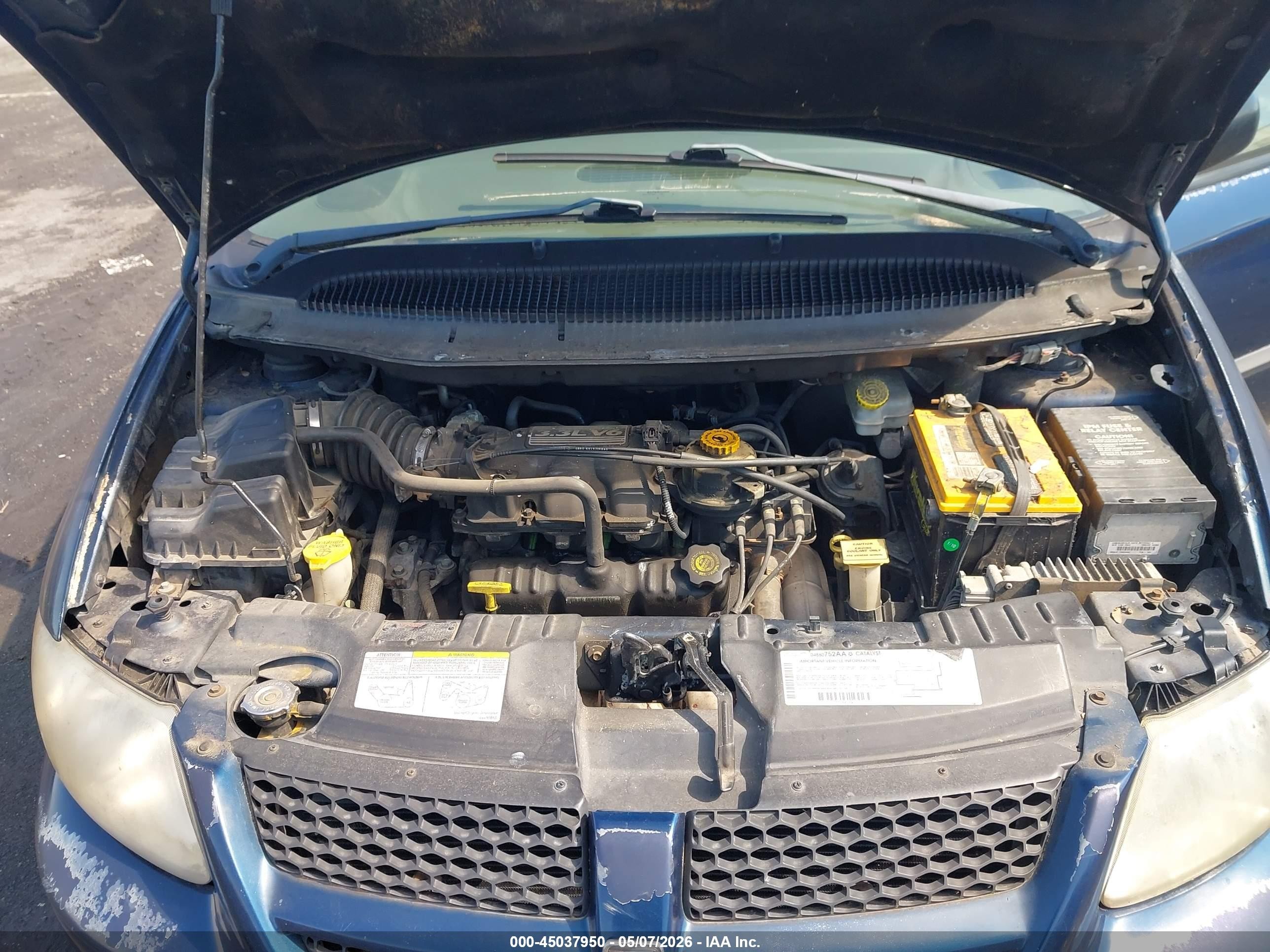 2003 Dodge Grand Caravan Se Blue vin: 1D4GP24383B157670